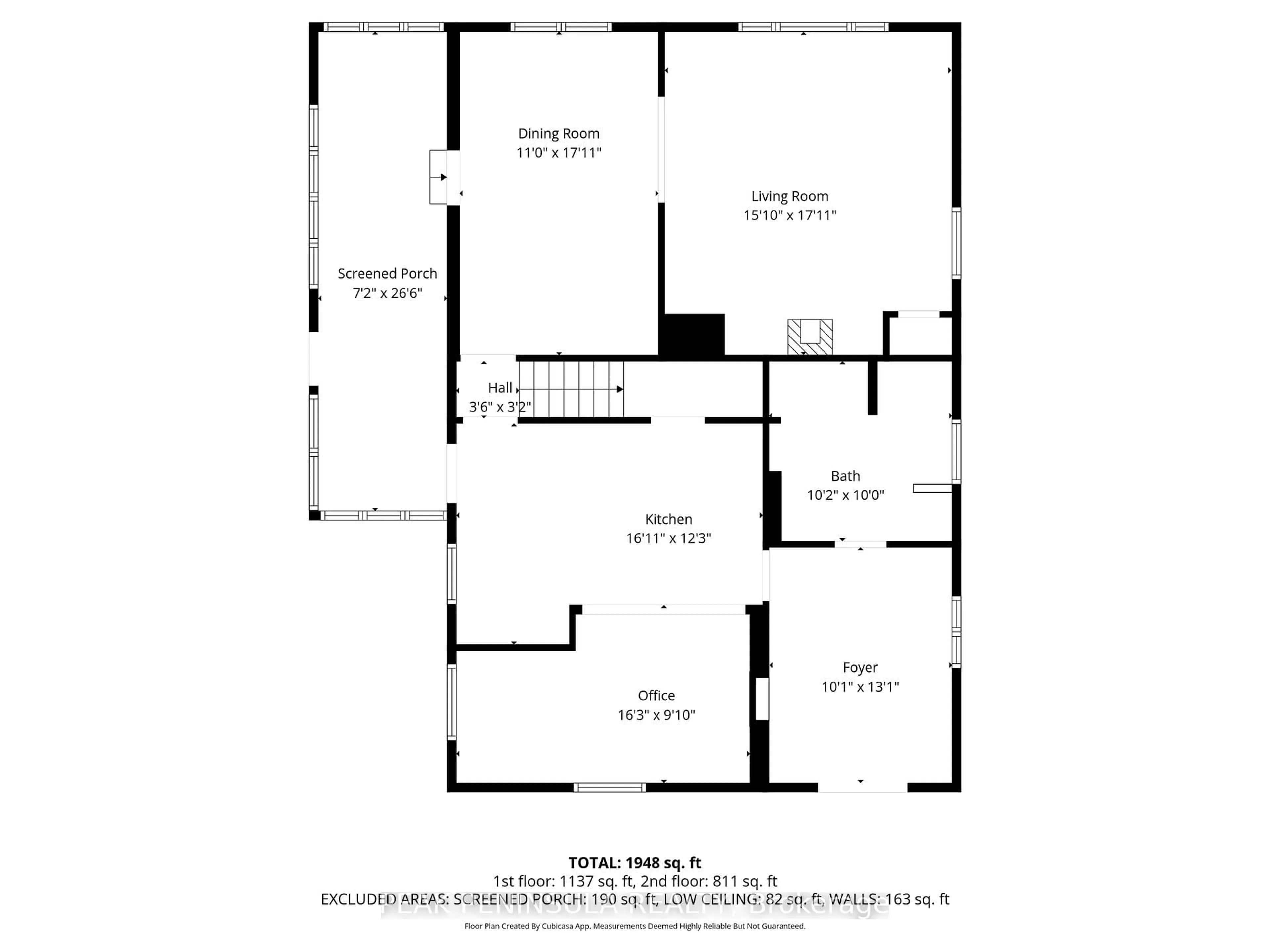 Floor plan for 2 Milne St, Norfolk Ontario N0E 1X0