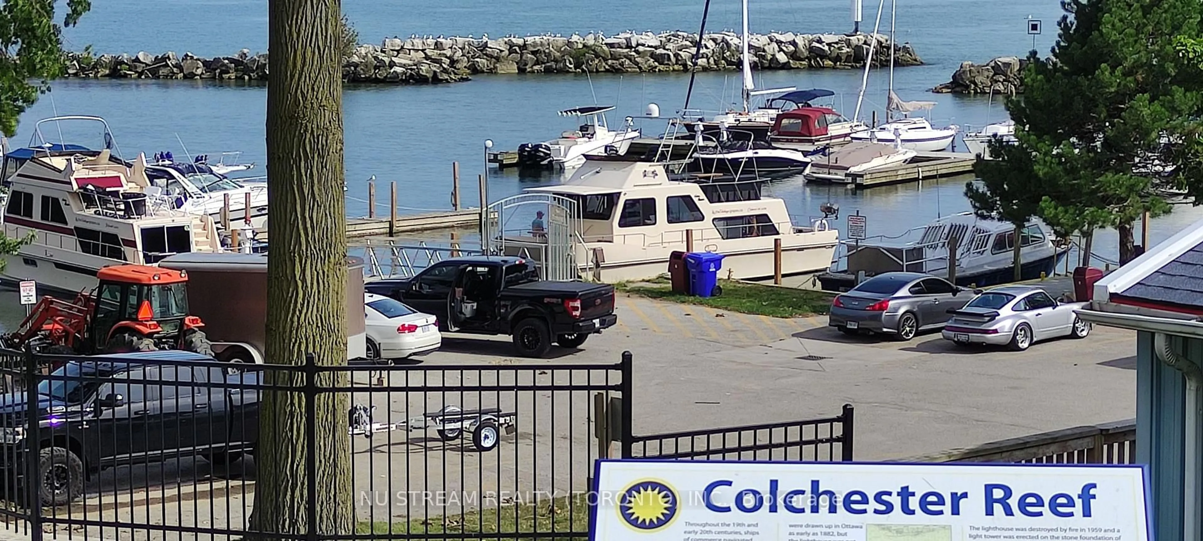 A pic from outside/outdoor area/front of a property/back of a property/a pic from drone, water/lake/river/ocean view for Lot 08 Ambassador Beach Rd, Essex Ontario N0R 1G0