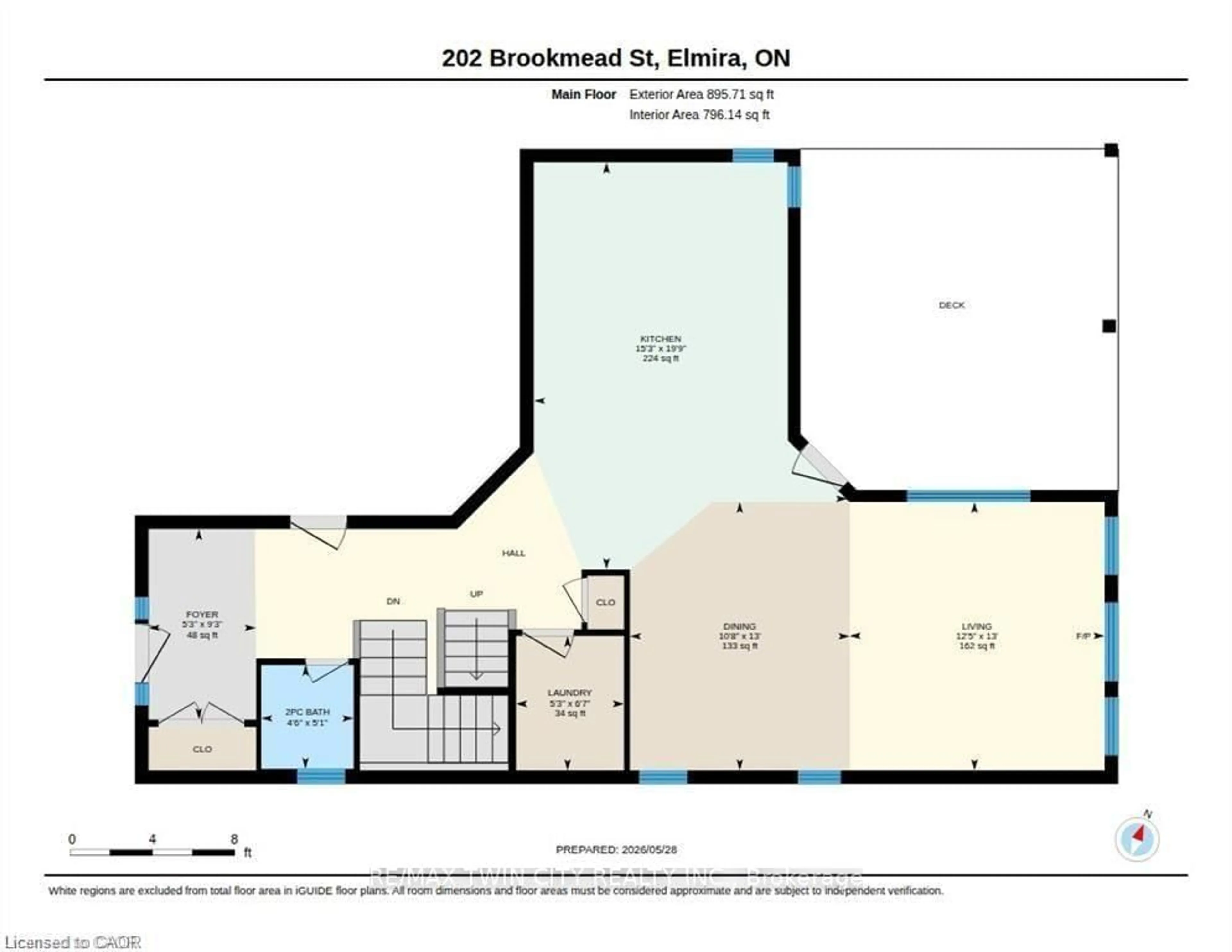 Floor plan for 202 Brookmead St, Woolwich Ontario N3B 3N8