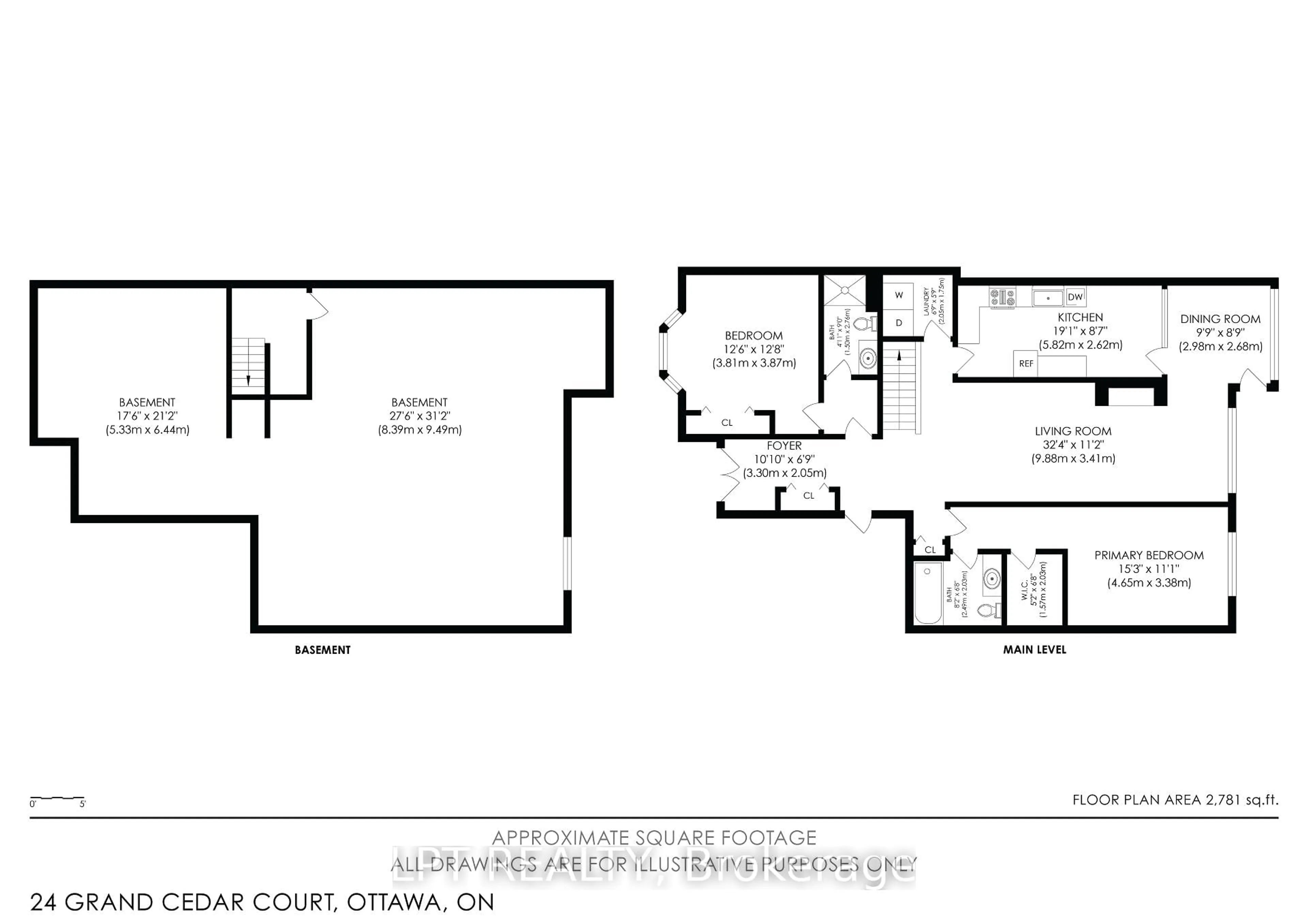 Floor plan for 24 Grand Cedar Crt #40, Stittsville Ontario K2S 1C8