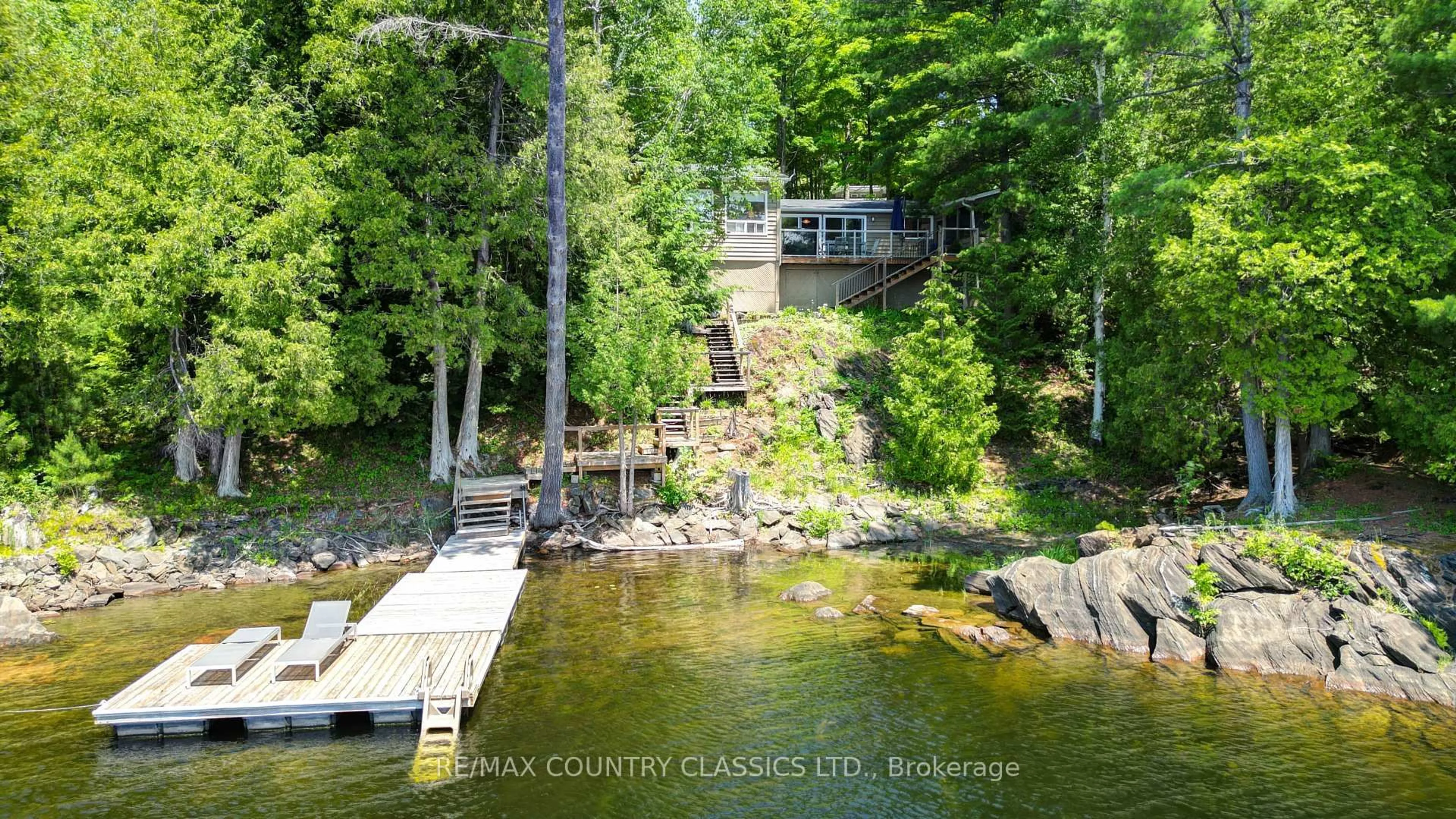 A pic from outside/outdoor area/front of a property/back of a property/a pic from drone, water/lake/river/ocean view for 342 Jennison Rd, Hastings Ontario K0L 1W0