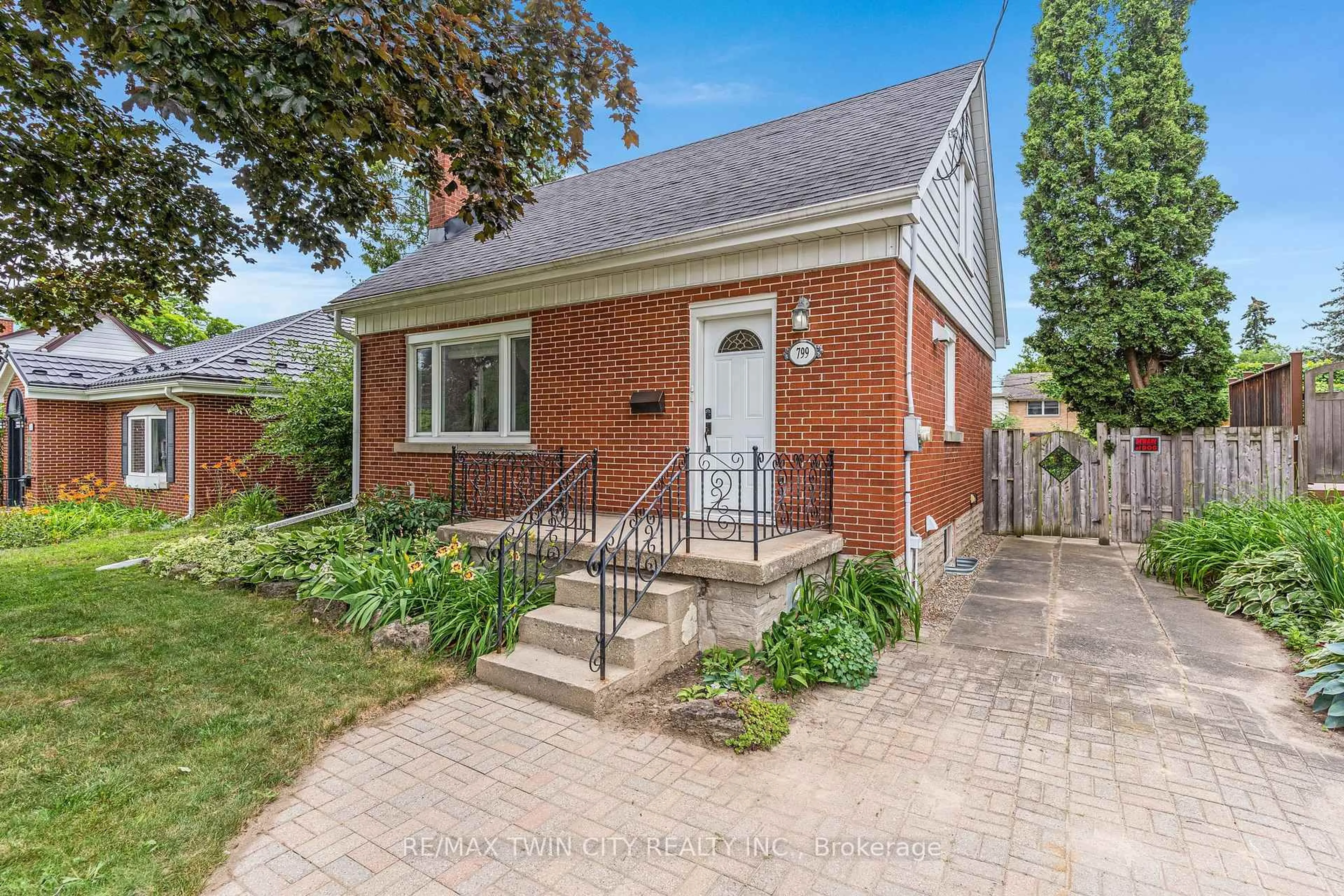 Home with brick exterior material, street for 799 Rockway Dr, Kitchener Ontario N2G 3B6