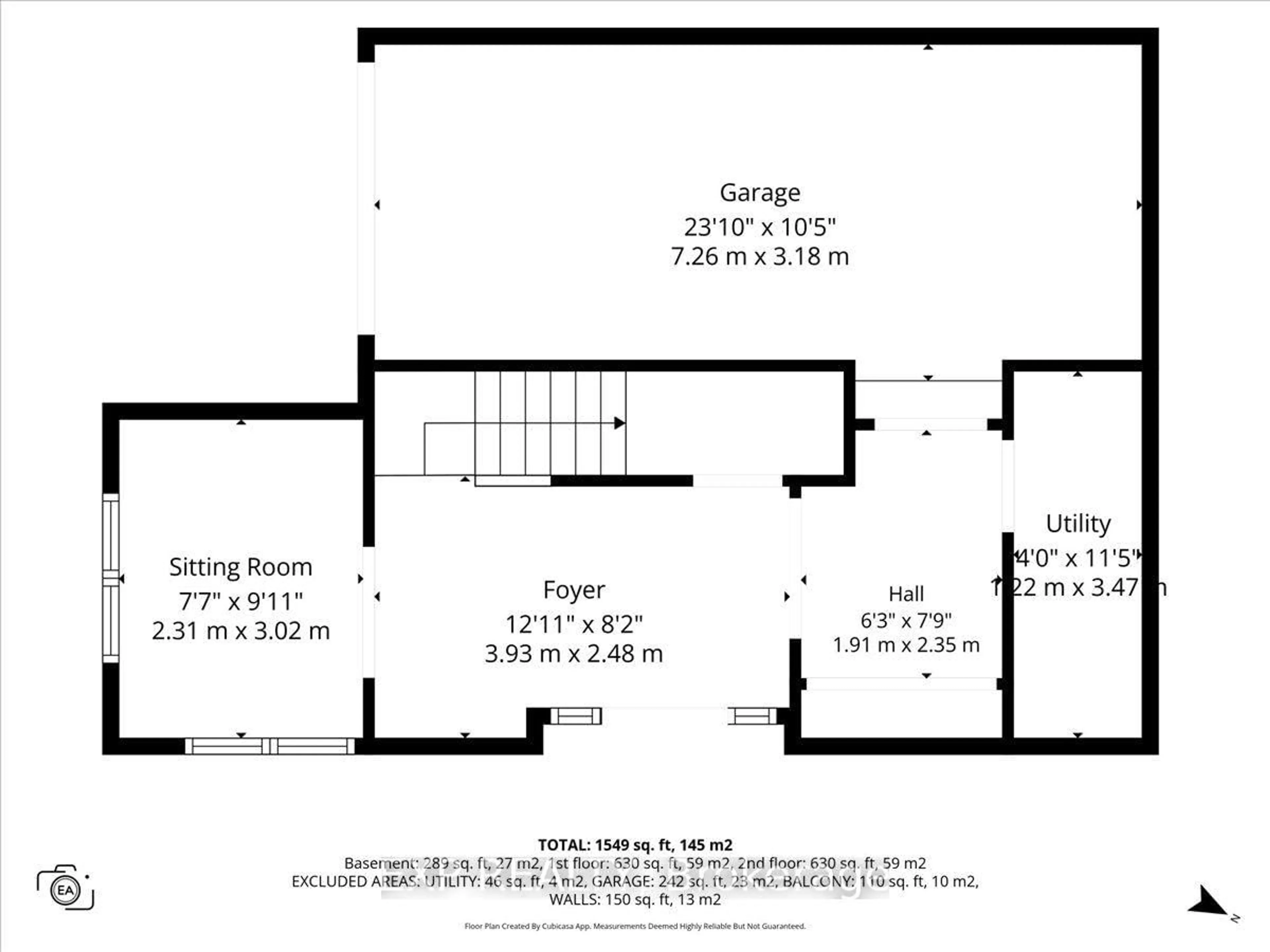 Floor plan for 293 Anyolite Private, Ottawa Ontario K2J 7J4