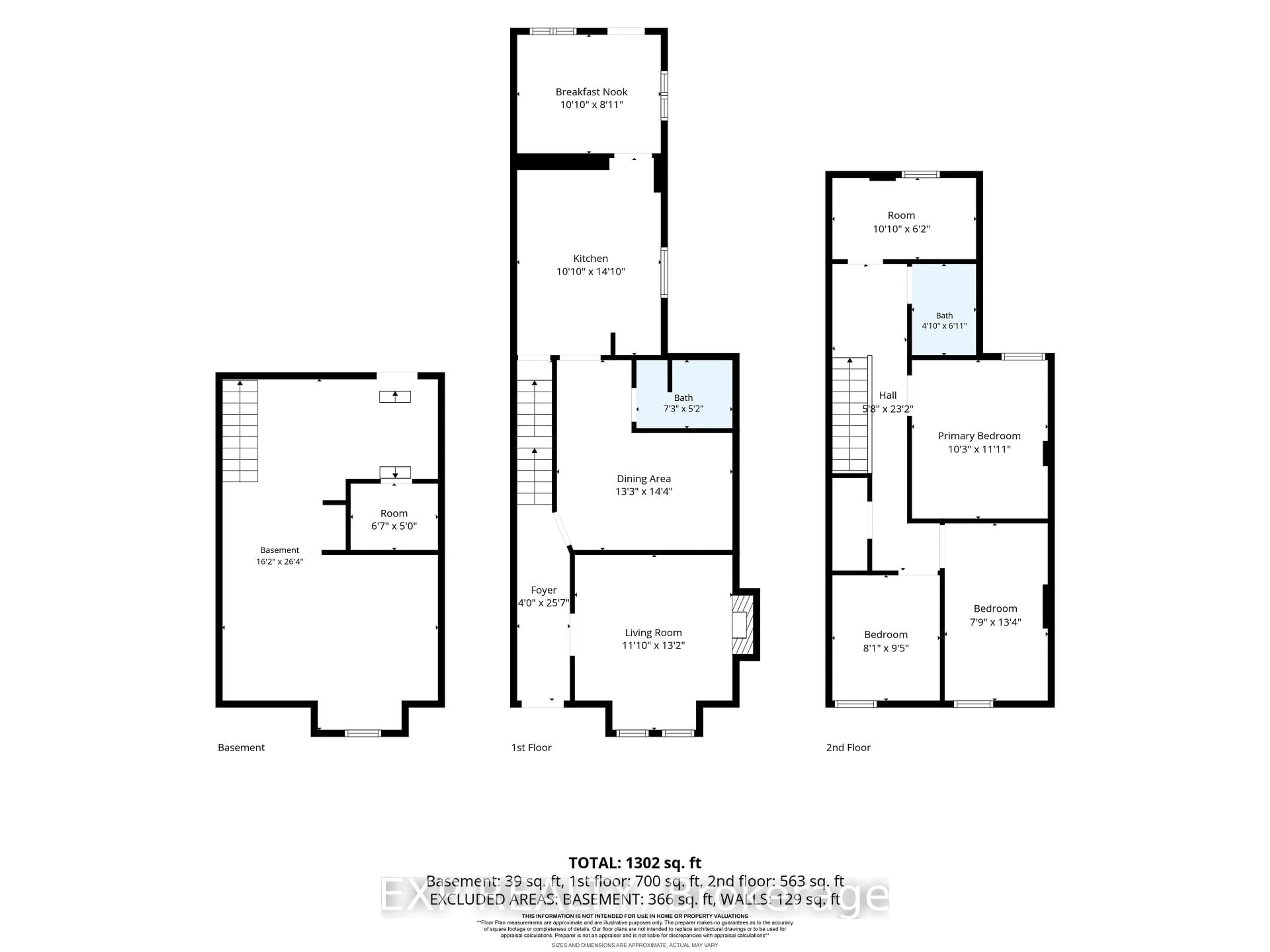 Floor plan for 52 Cathcart St, Hamilton Ontario L8R 1M5
