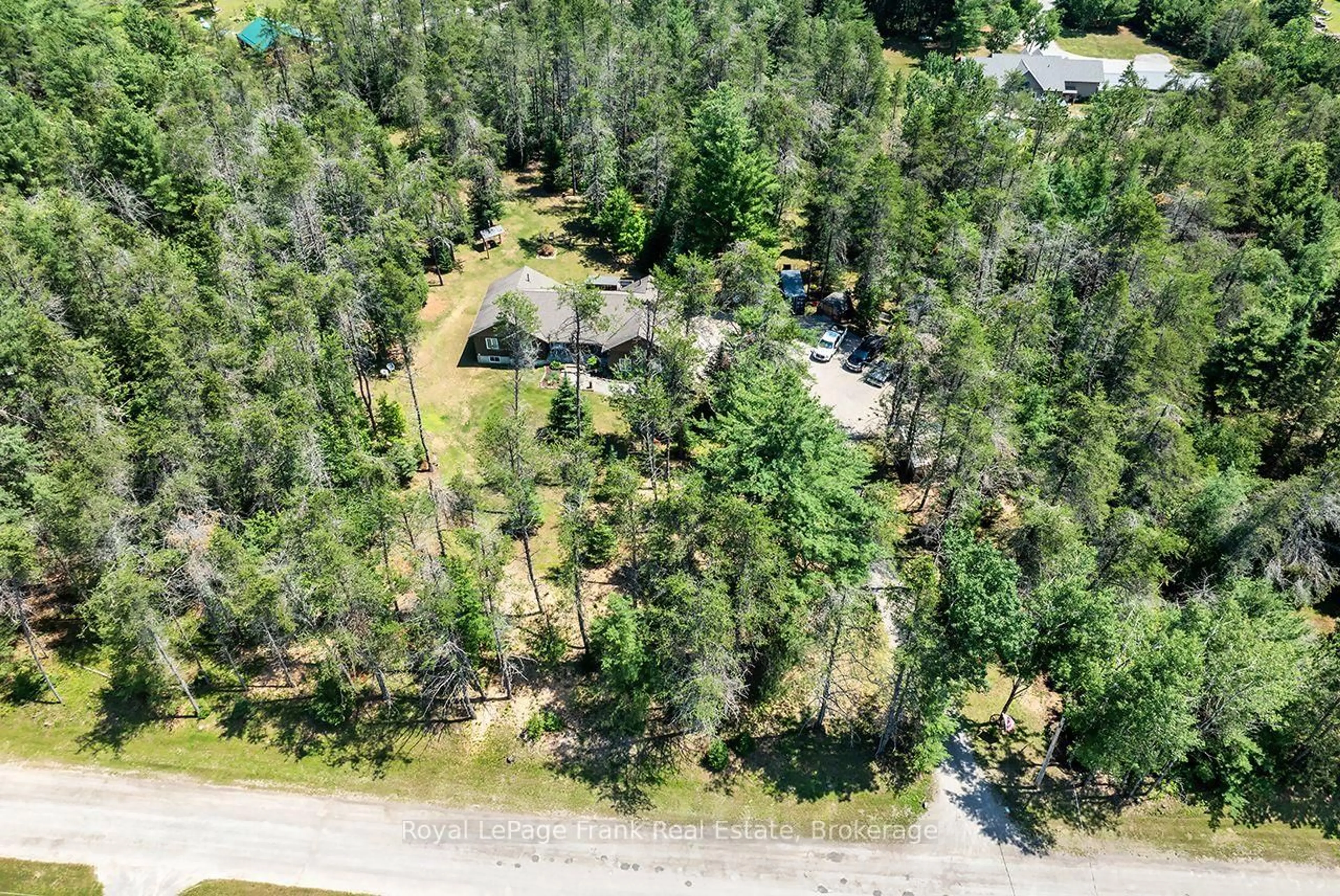 A pic from outside/outdoor area/front of a property/back of a property/a pic from drone, forest/trees view for 30 Hodgson Dr, Kawartha Lakes Ontario K0M 1C0
