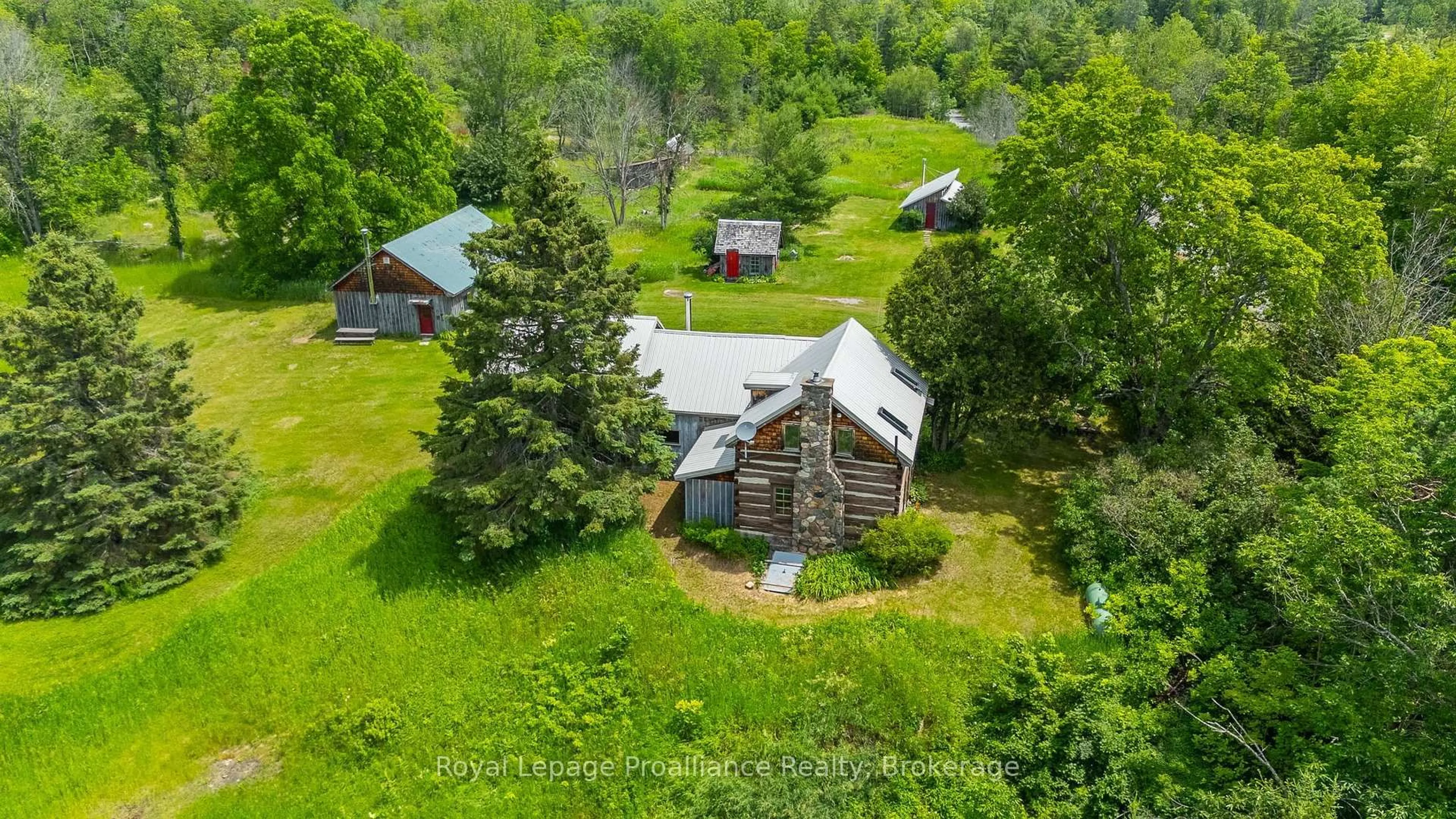 A pic from outside/outdoor area/front of a property/back of a property/a pic from drone, unknown for 452 Lasswade Rd, North Kawartha Ontario K0L 1A0
