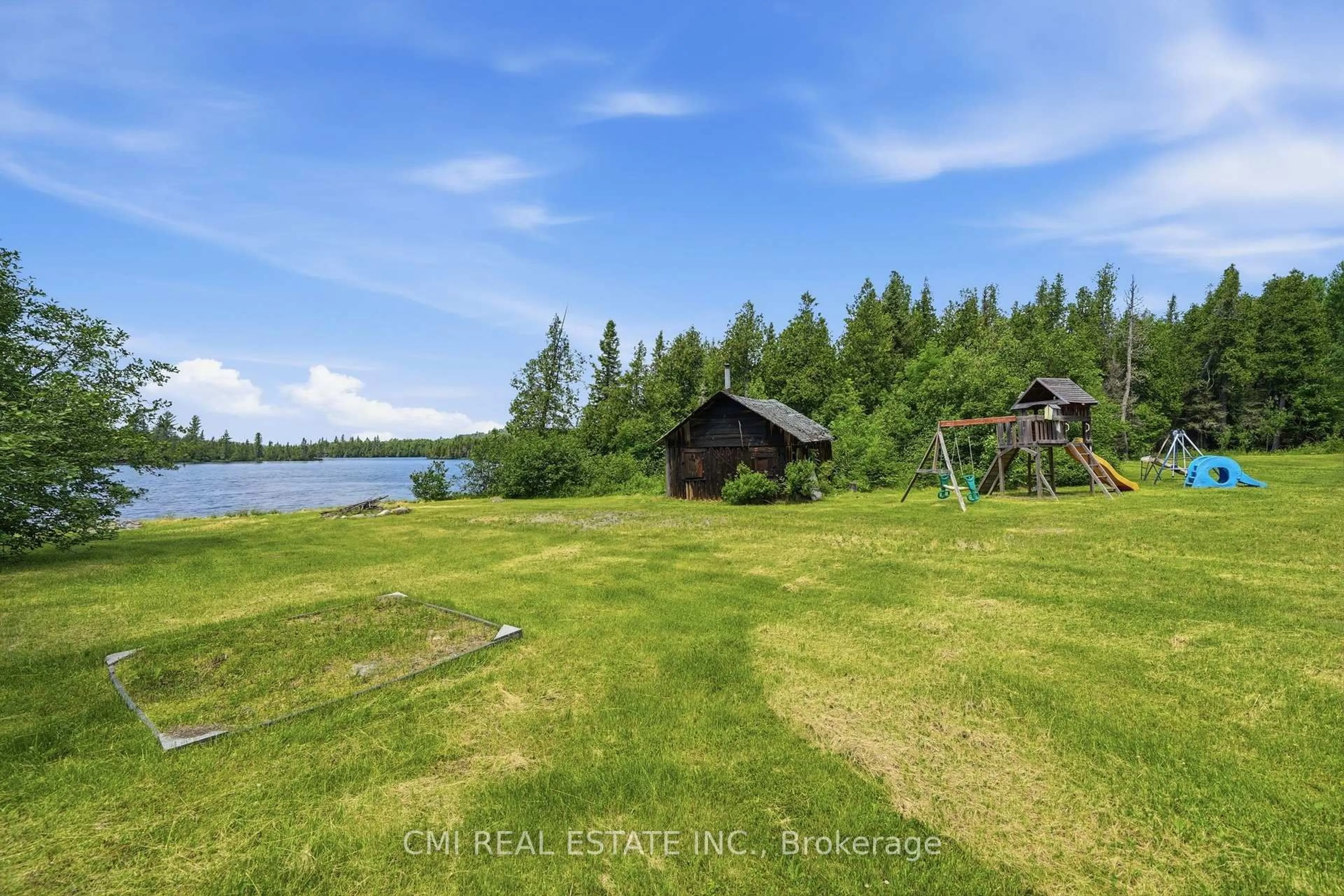 A pic from outside/outdoor area/front of a property/back of a property/a pic from drone, water/lake/river/ocean view for 240/250 KANICHEE MINE Rd, Temagami Ontario P0H 2H0