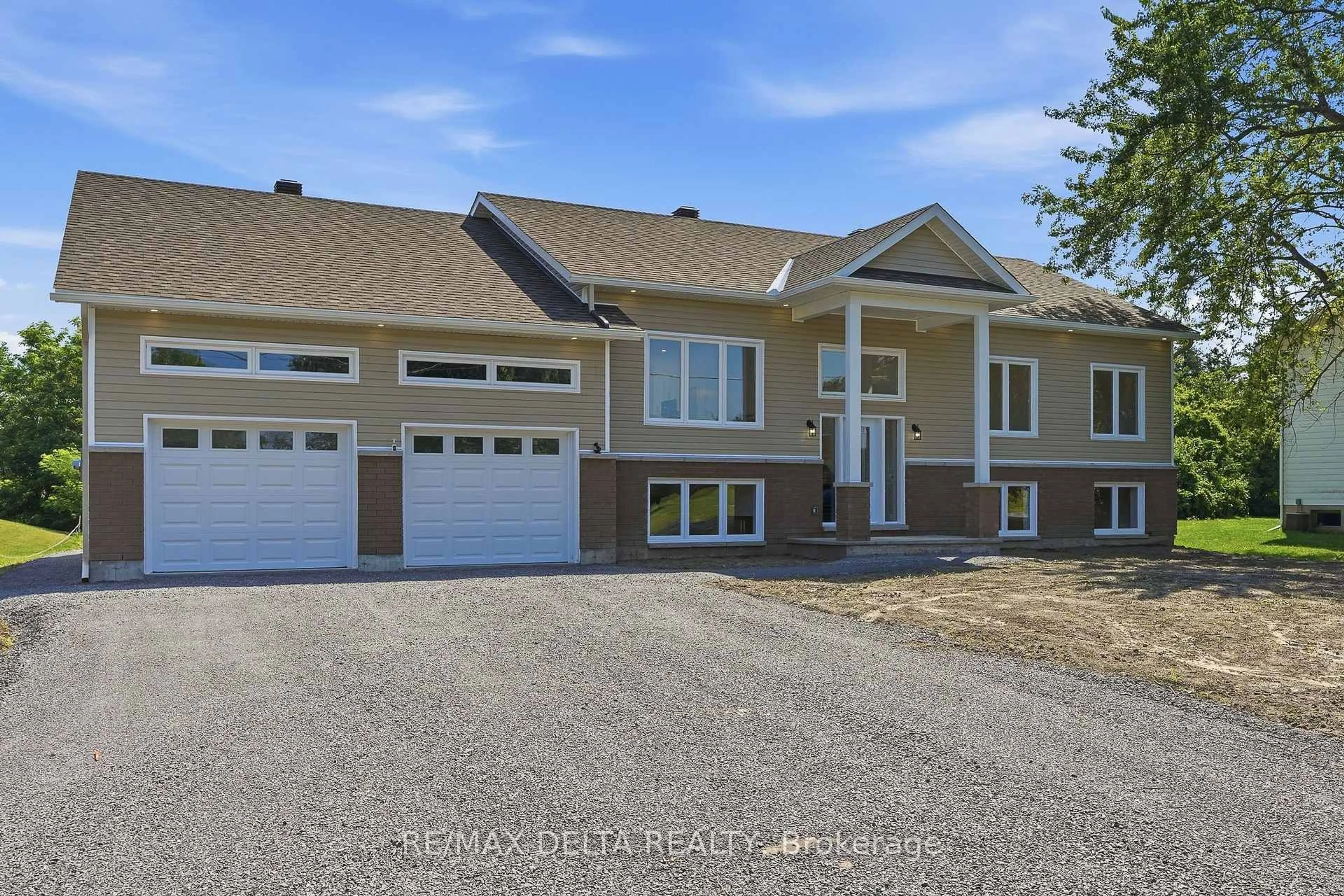 Home with brick exterior material, street for 1025 Quigley Hill Rd, Orleans Ontario K4C 1H2