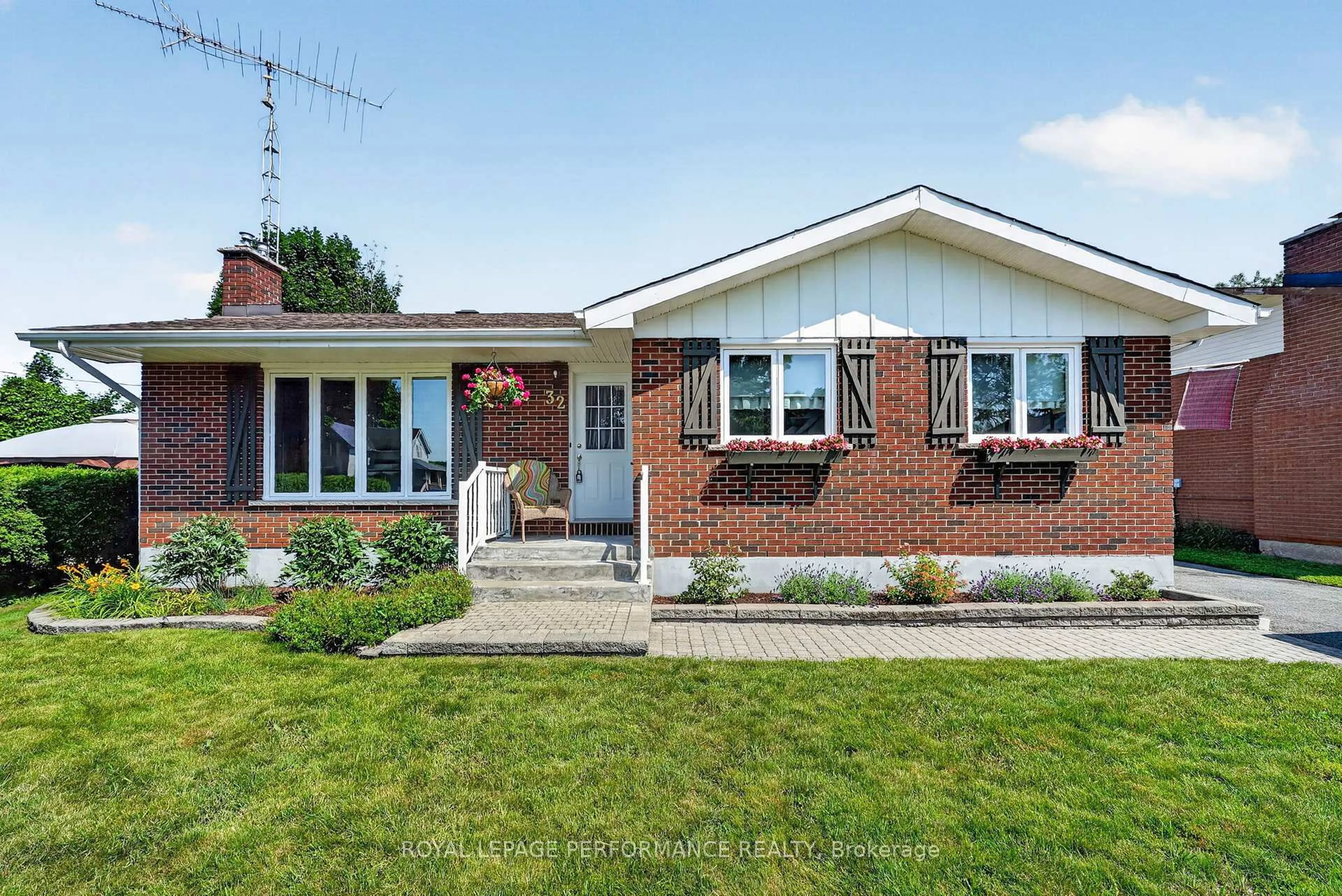 Home with brick exterior material, street for 32 Frost Ave, South Stormont Ontario K0C 1P0