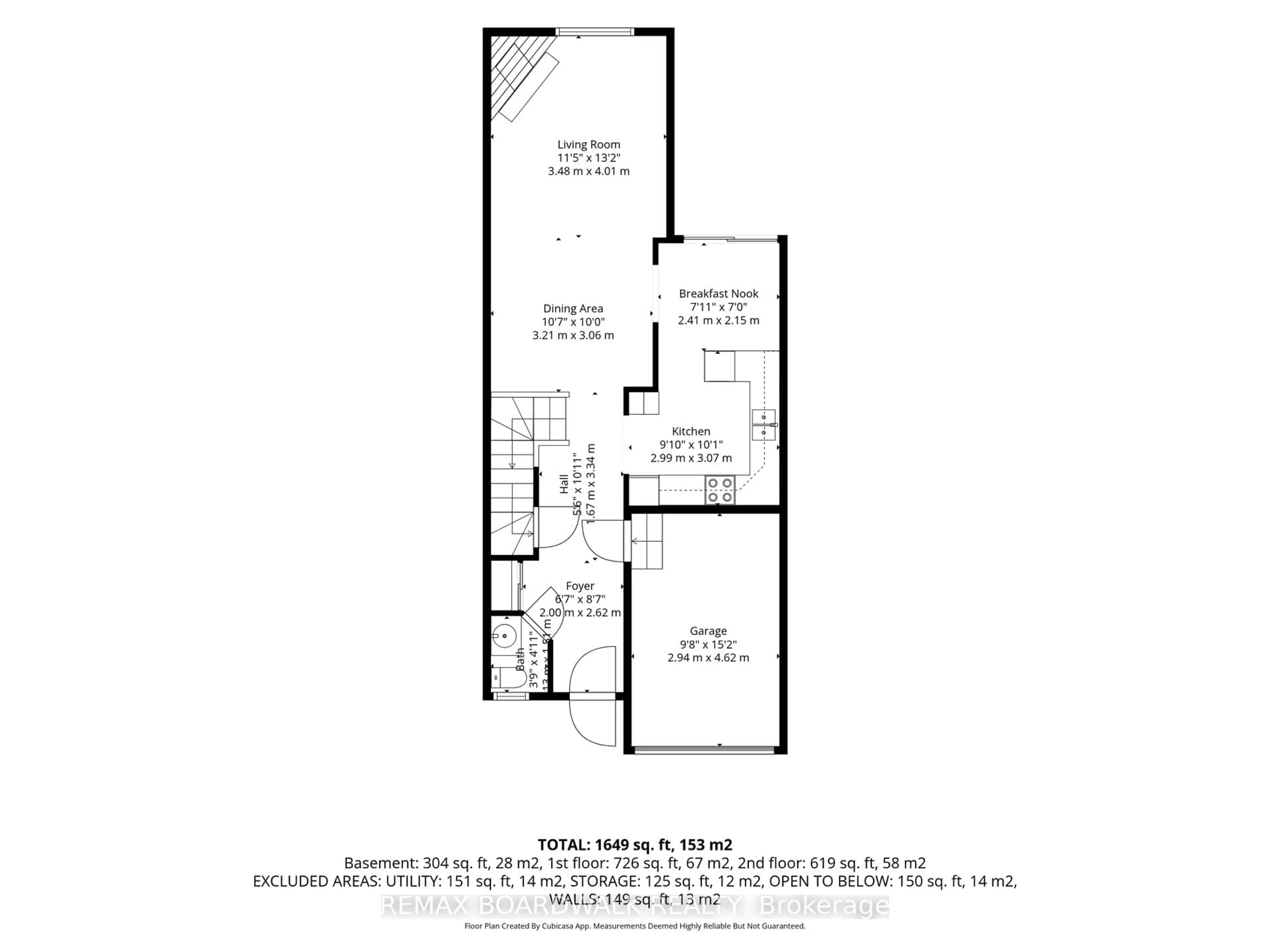 Floor plan for 50 Gray Cres, Ottawa Ontario K2K 3L2