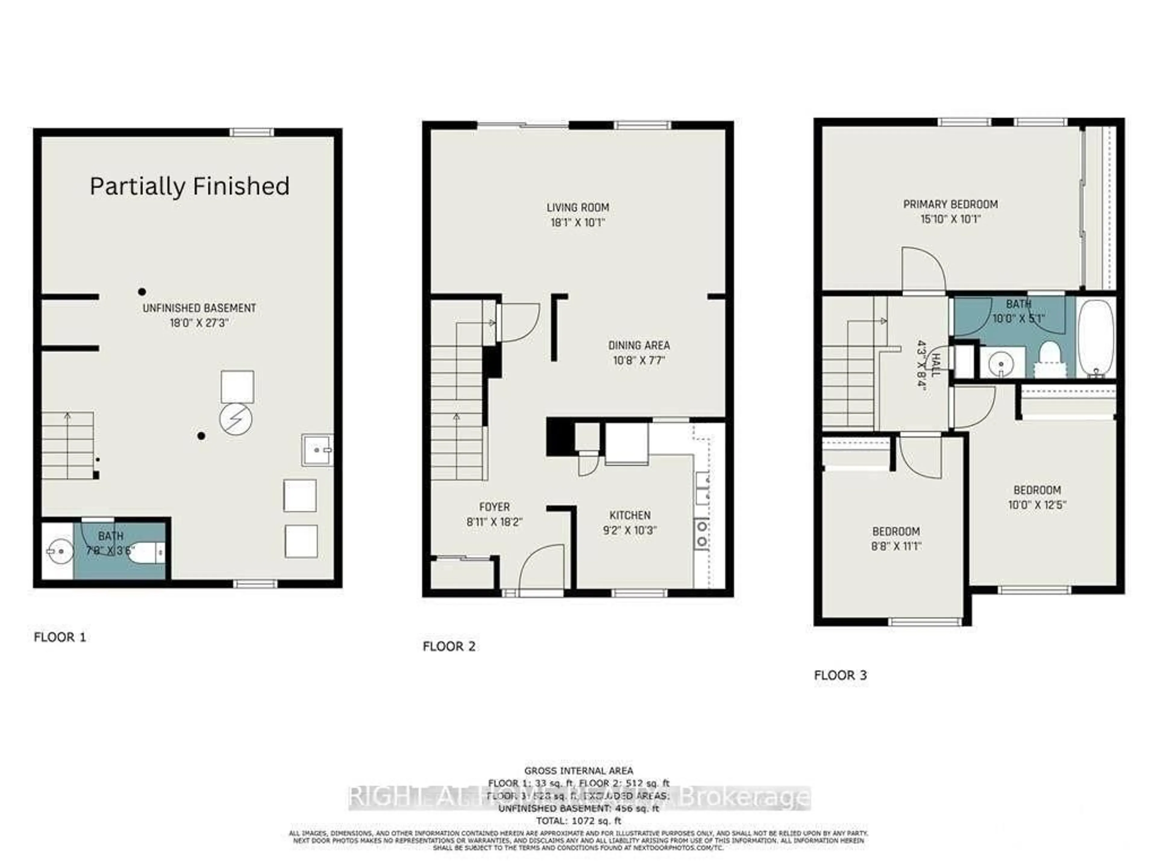 Floor plan for 3516 Aladdin Lane #16, Ottawa Ontario K1T 1E2