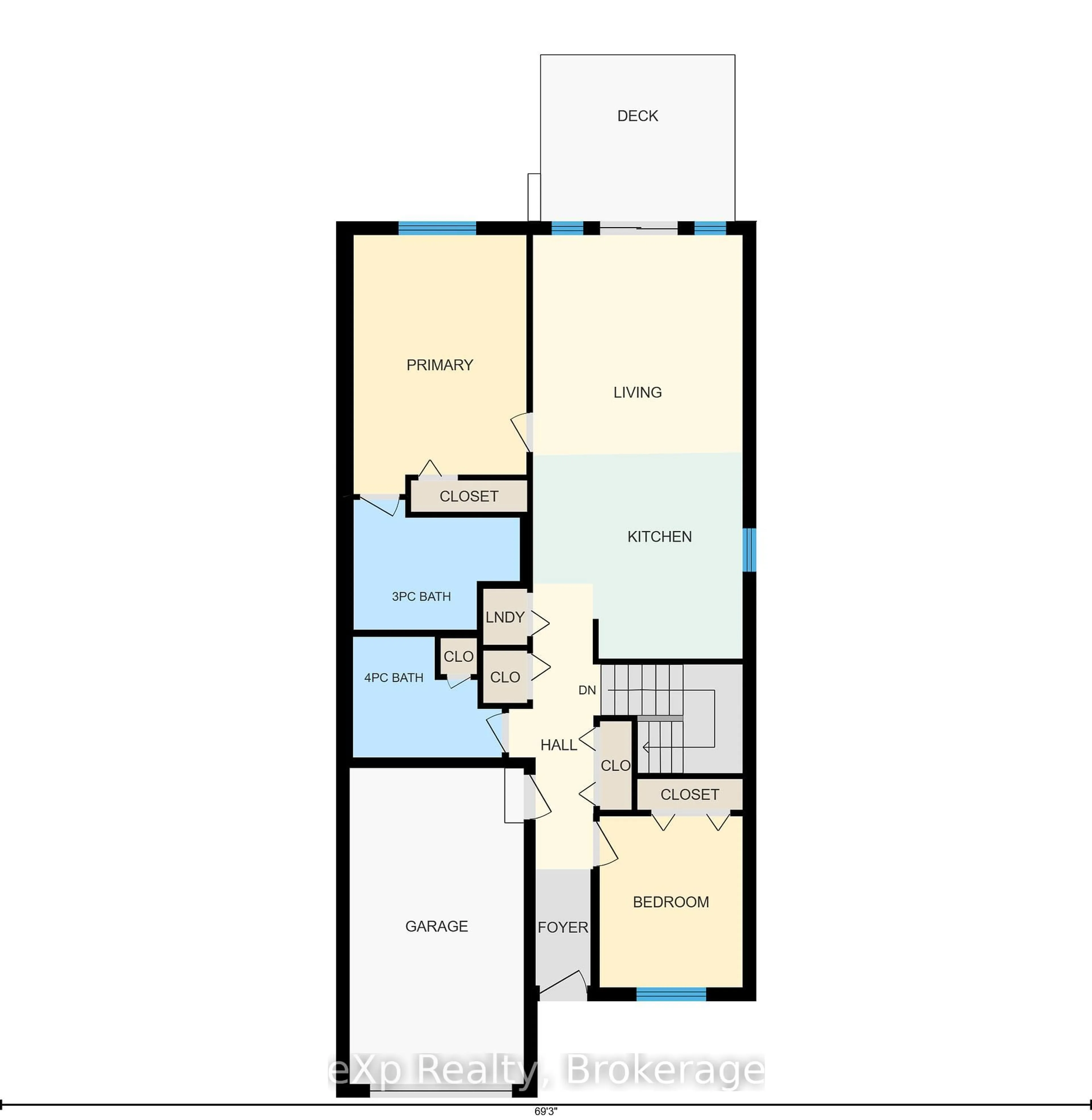 Floor plan for 489 Danby St, North Perth Ontario N4W 0A5