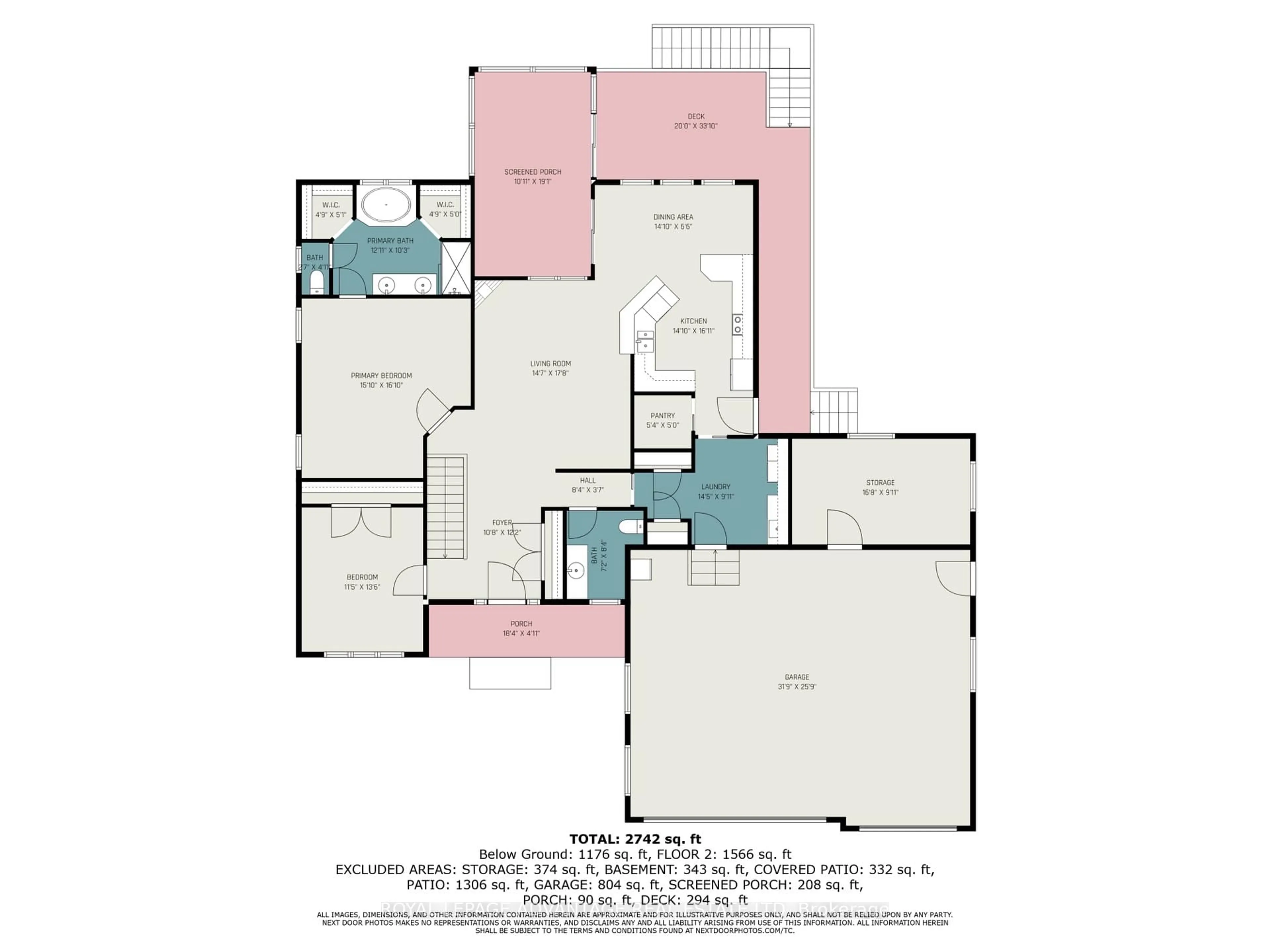 Floor plan for 227 Georgina St, Perth Ontario K7H 3C9