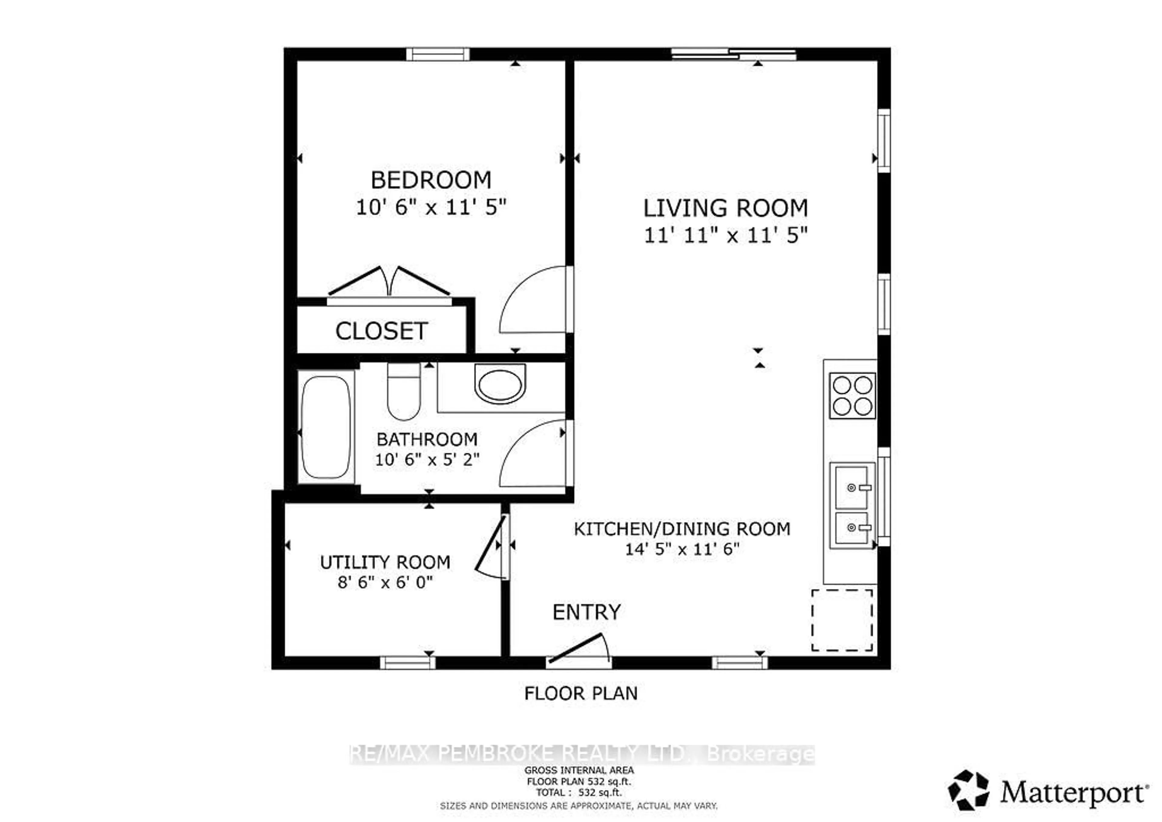 Floor plan for 37335 Highway 17 Highway, Mackey Ontario K0J 2B0