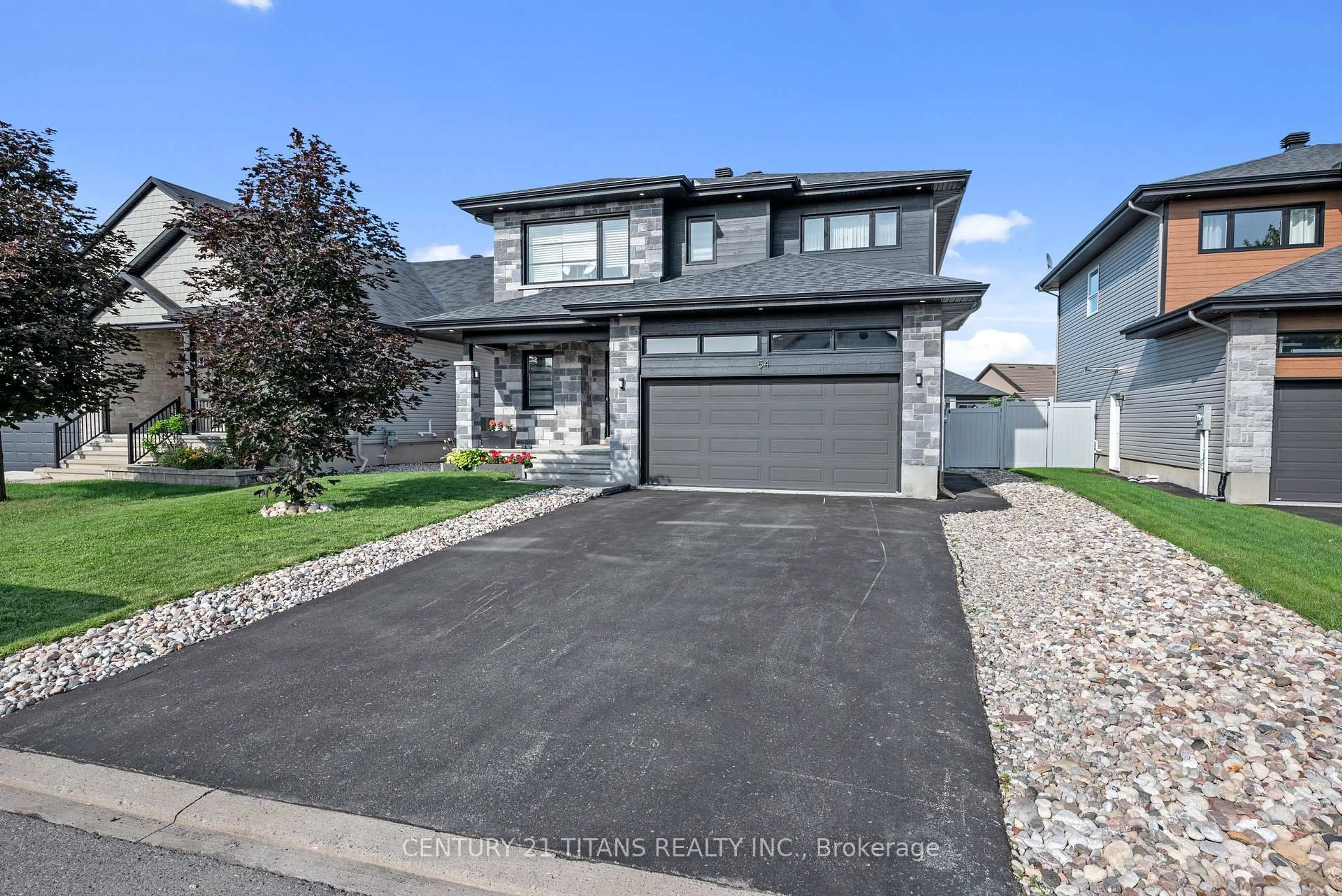 Home with vinyl exterior material, street for 54 Granite St, Clarence-Rockland Ontario K4K 0H8