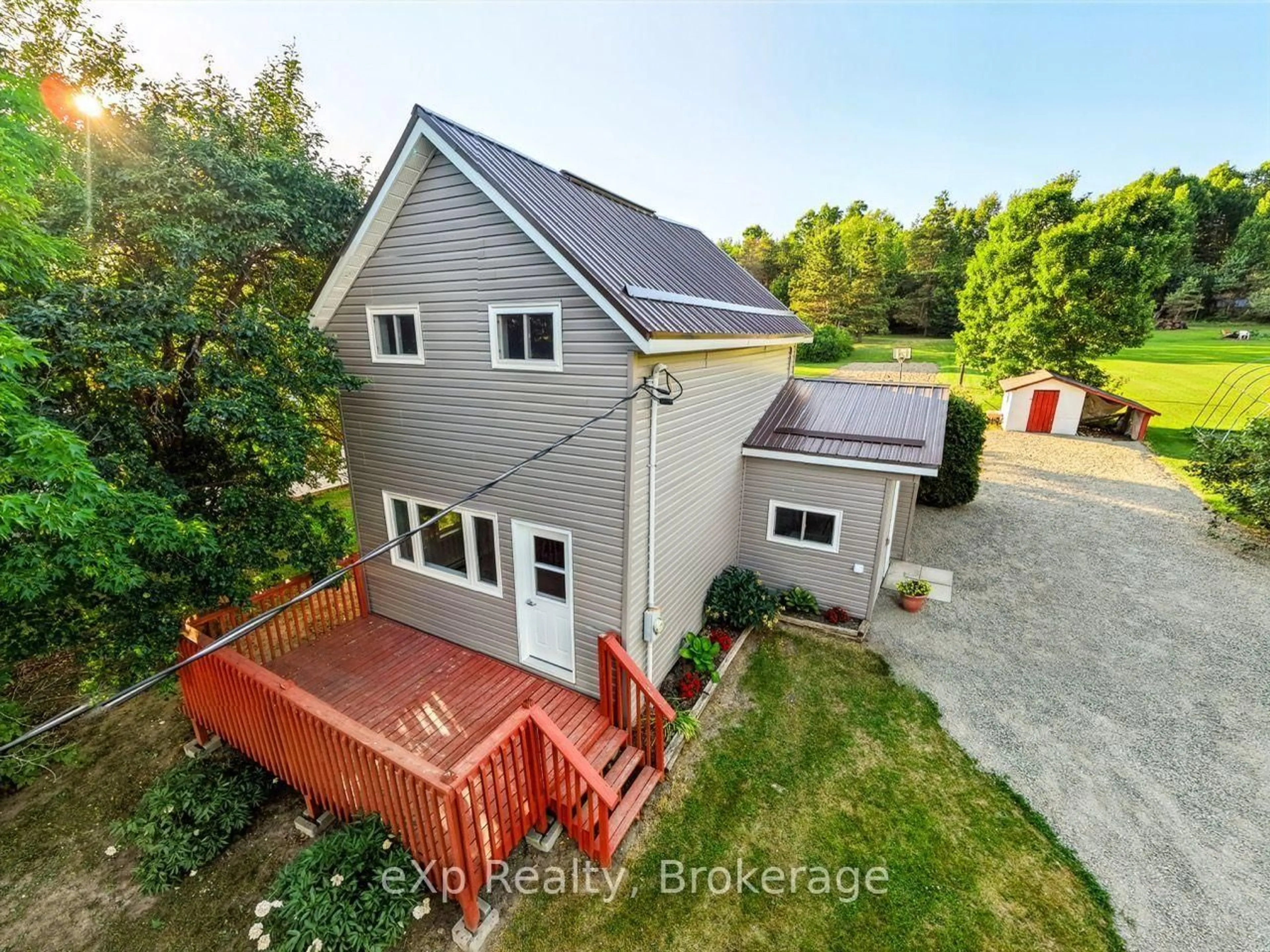 A pic from outside/outdoor area/front of a property/back of a property/a pic from drone, unknown for 75 Walford Rd, Sables-Spanish Rivers Ontario P0P 2E0