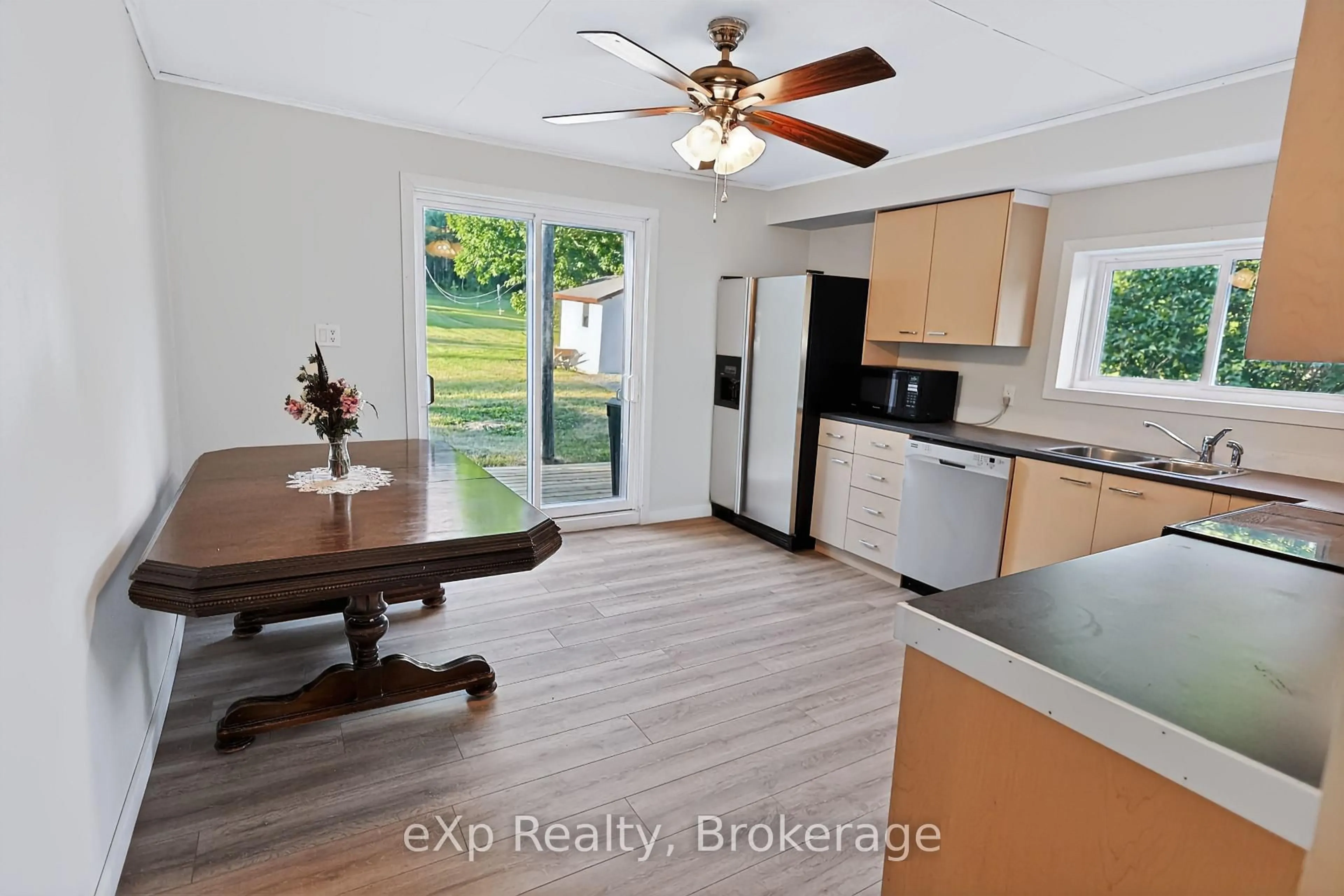 Open concept kitchen, ceramic/tile floor for 75 Walford Rd, Sables-Spanish Rivers Ontario P0P 2E0