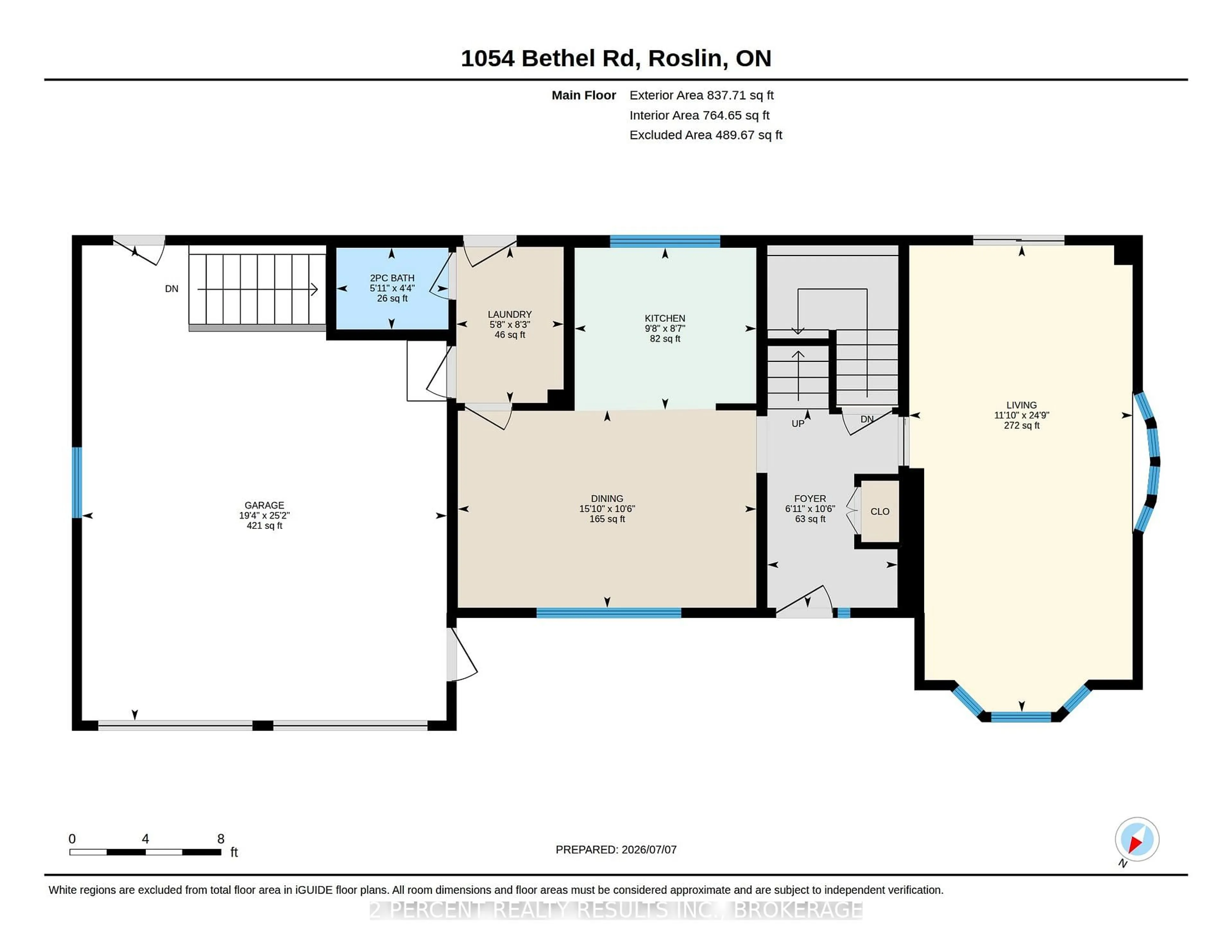 Floor plan for 1054 Bethel Rd, Belleville Ontario K0K 2Y0
