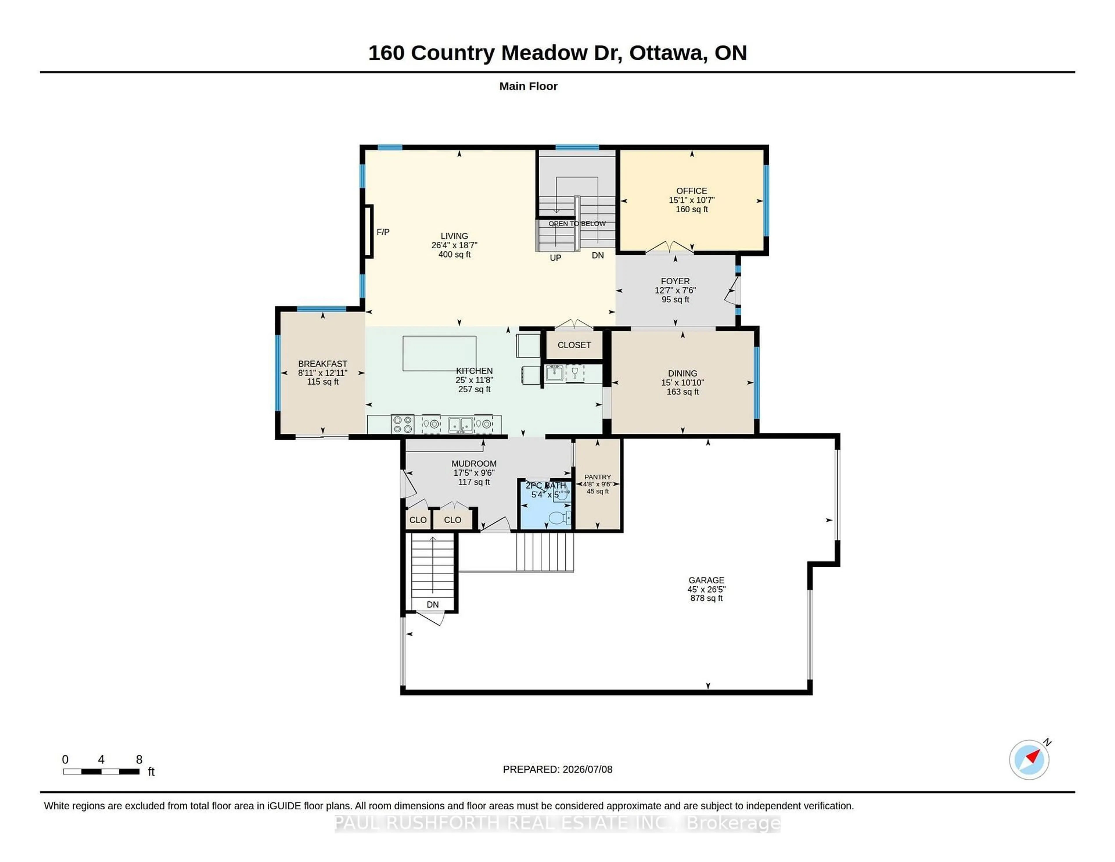 Floor plan for 160 Country Meadow Dr, Carp Ontario K0A 1L0
