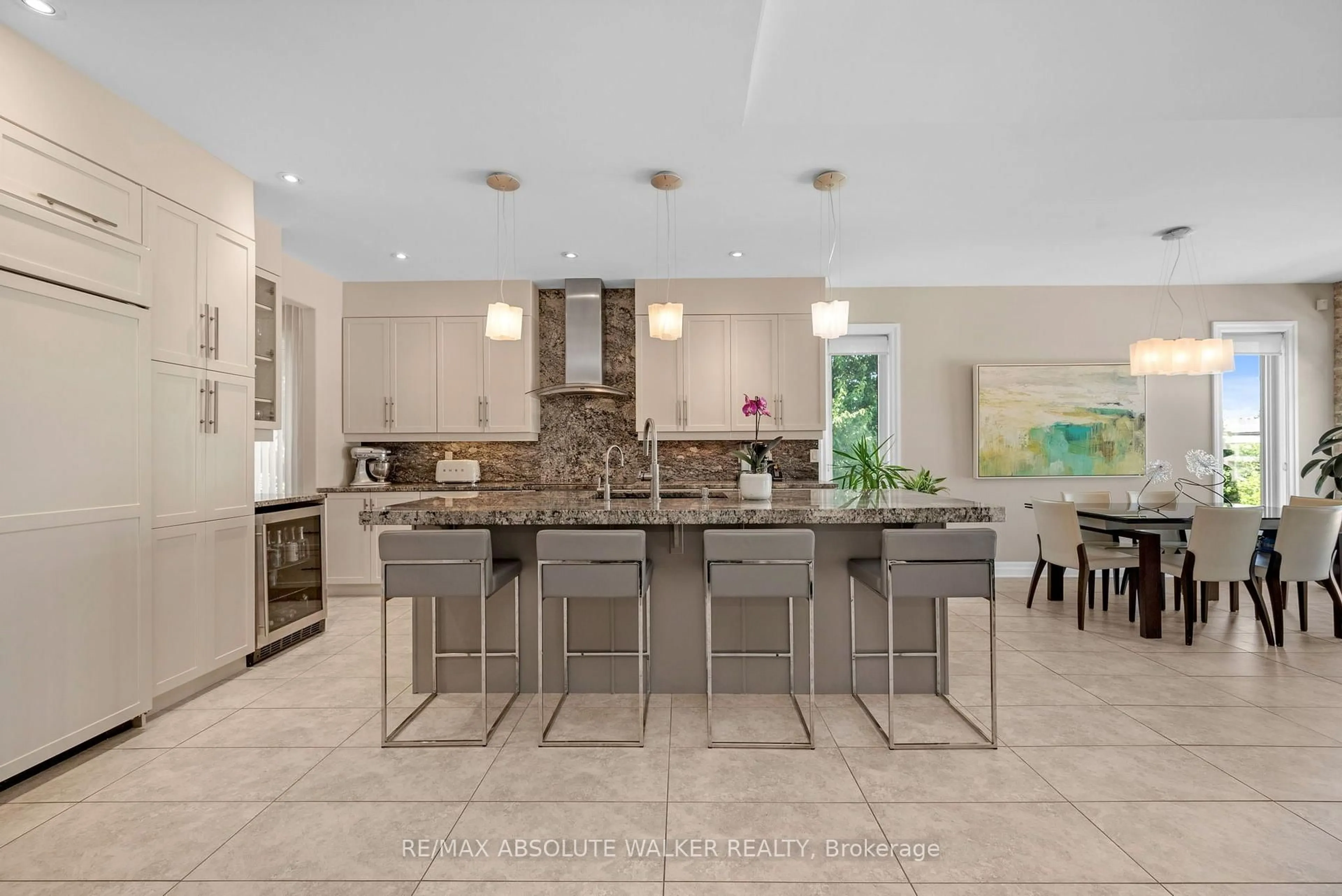 Contemporary kitchen, ceramic/tile floor for 667 Everlasting Cres, Ottawa Ontario K4A 0K3