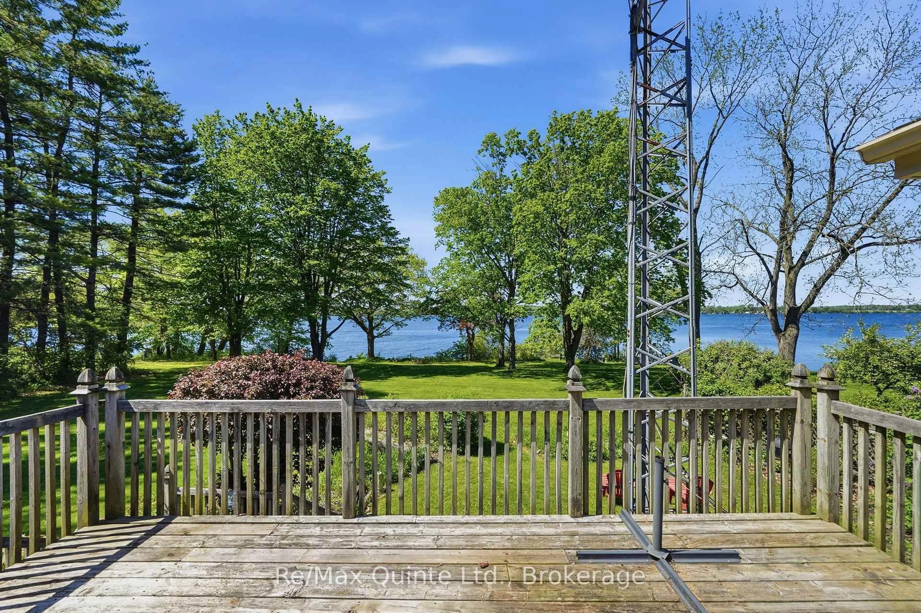 A pic from outside/outdoor area/front of a property/back of a property/a pic from drone, water/lake/river/ocean view for 1678 County Road 3, Prince Edward County Ontario K0K 1L0
