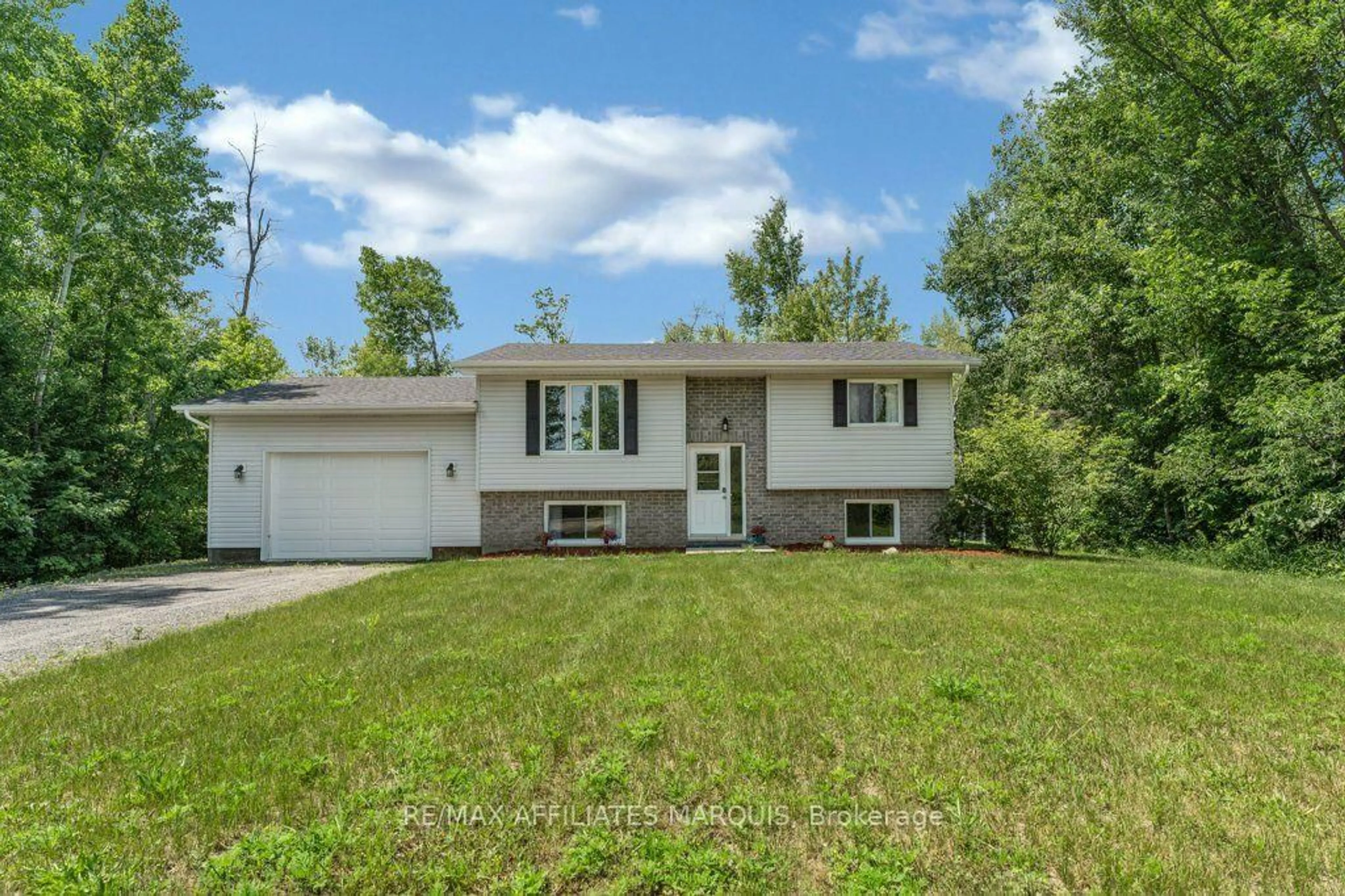Home with vinyl exterior material, street for 437 Miller Dr, Drummond/North Elmsley Ontario K7H 0K7