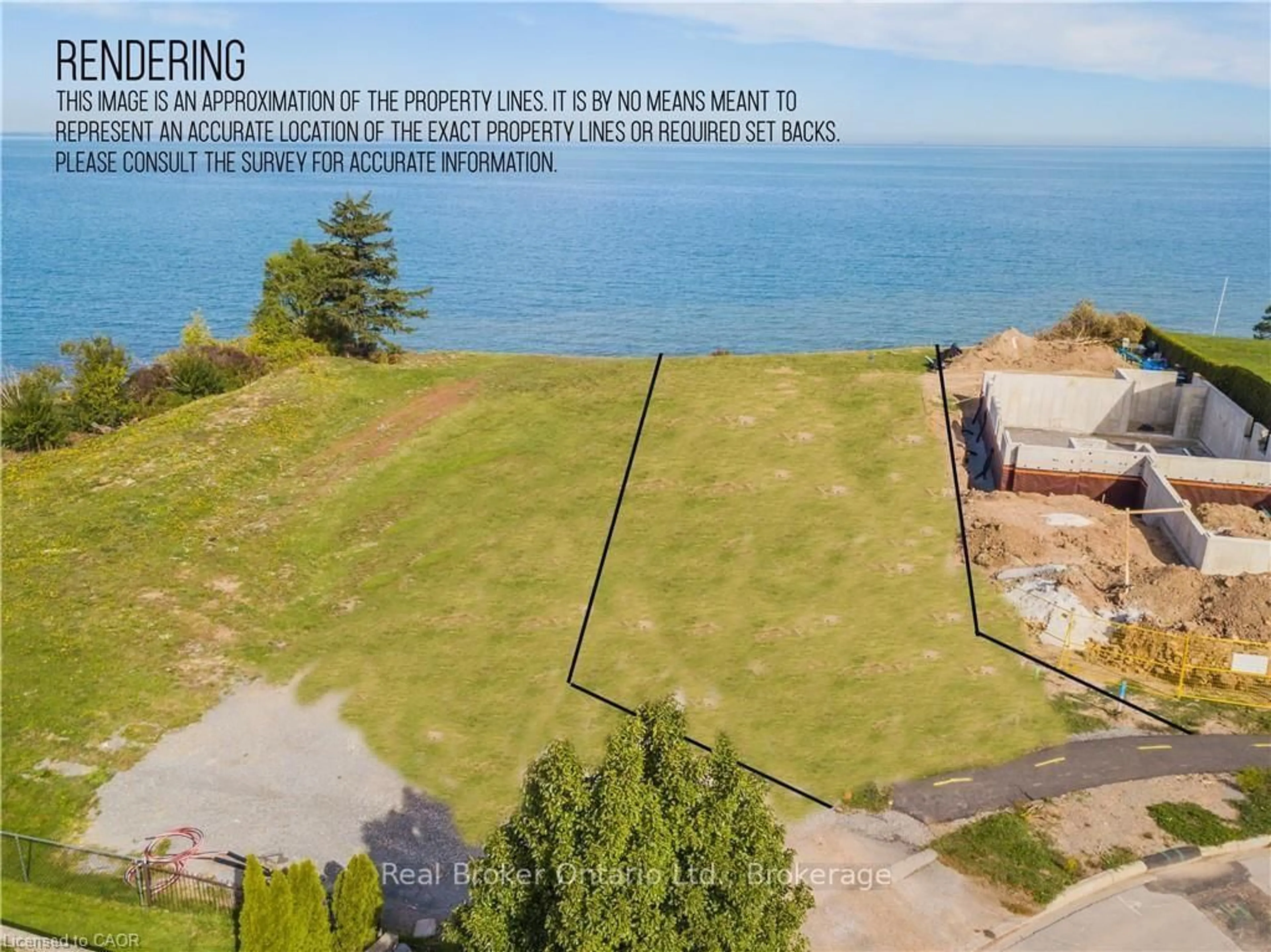 A pic from outside/outdoor area/front of a property/back of a property/a pic from drone, water/lake/river/ocean view for 136A Olive St, Grimsby Ontario L3M 5C8