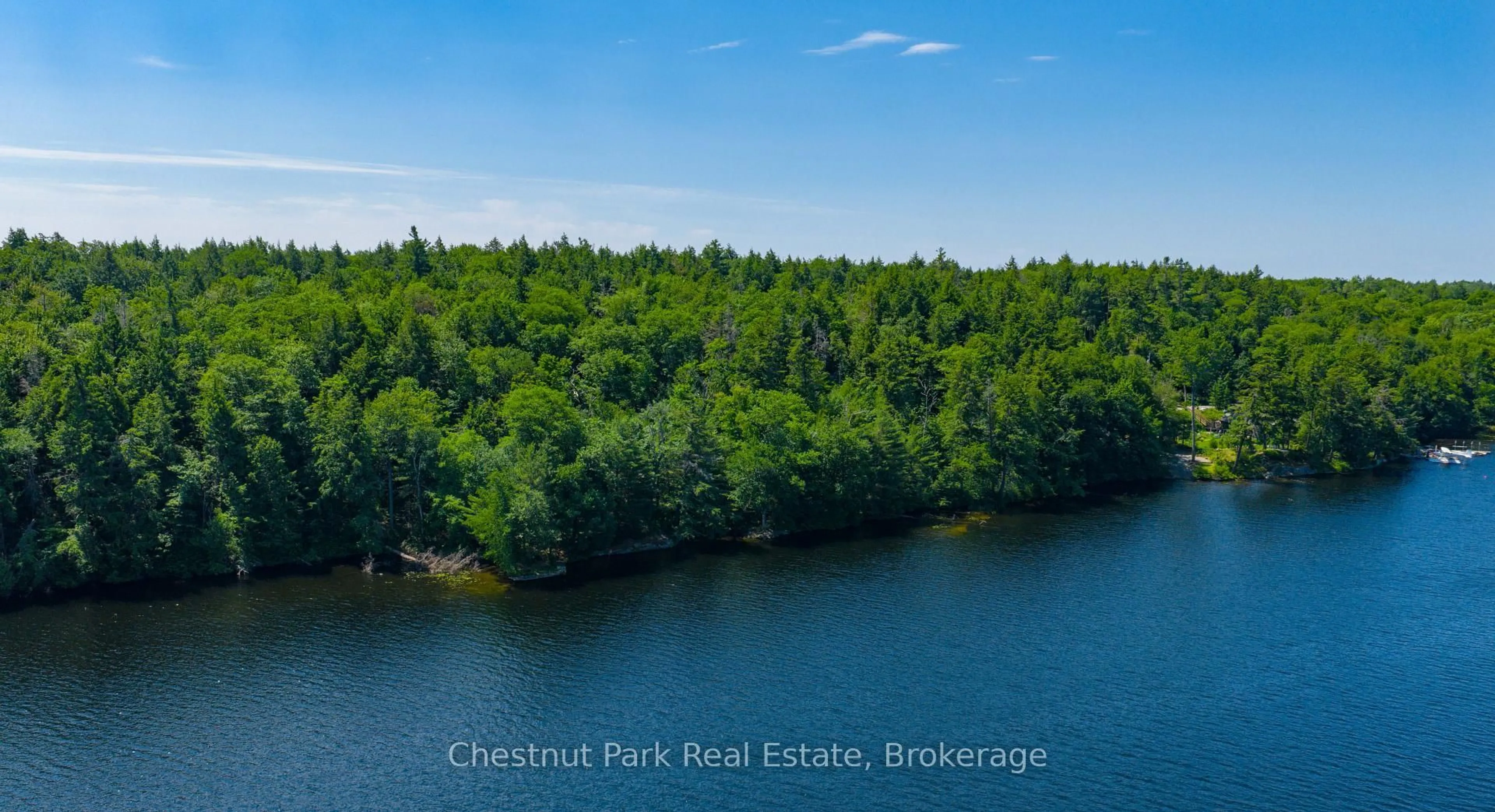 A pic from outside/outdoor area/front of a property/back of a property/a pic from drone, water/lake/river/ocean view for 38 & 40 South Crane Lake Rd, The Archipelago Ontario P2A 0B7