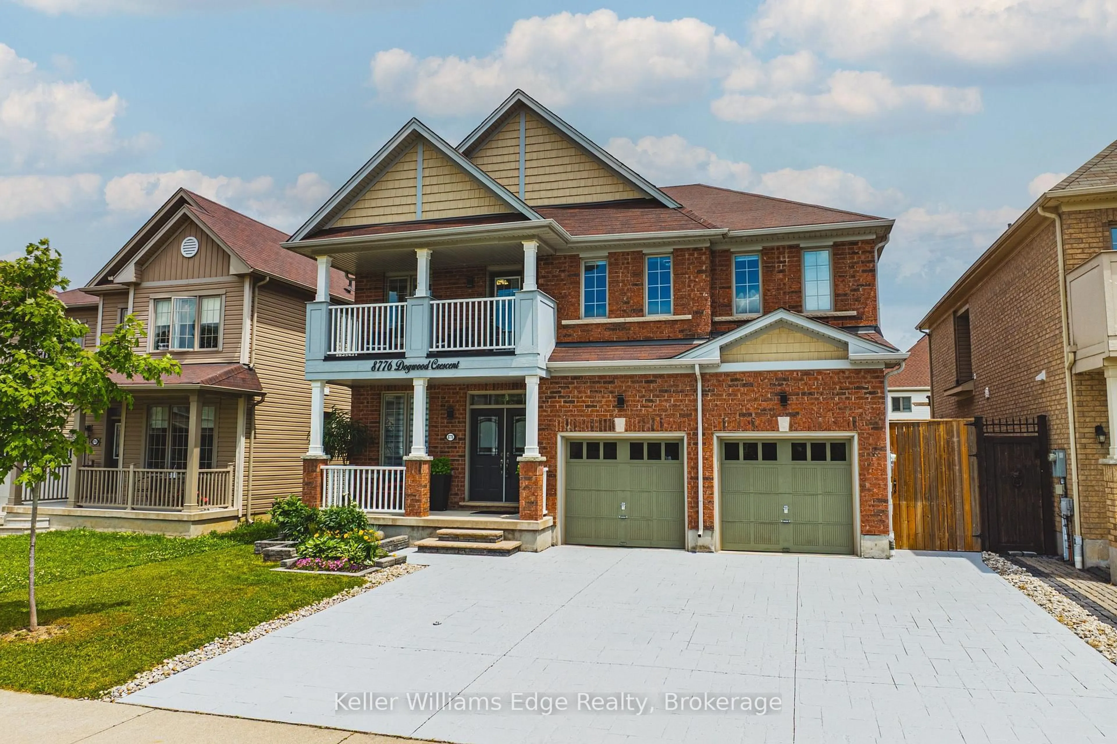 Home with brick exterior material, street for 8776 Dogwood Cres, Niagara Falls Ontario L2H 0L1
