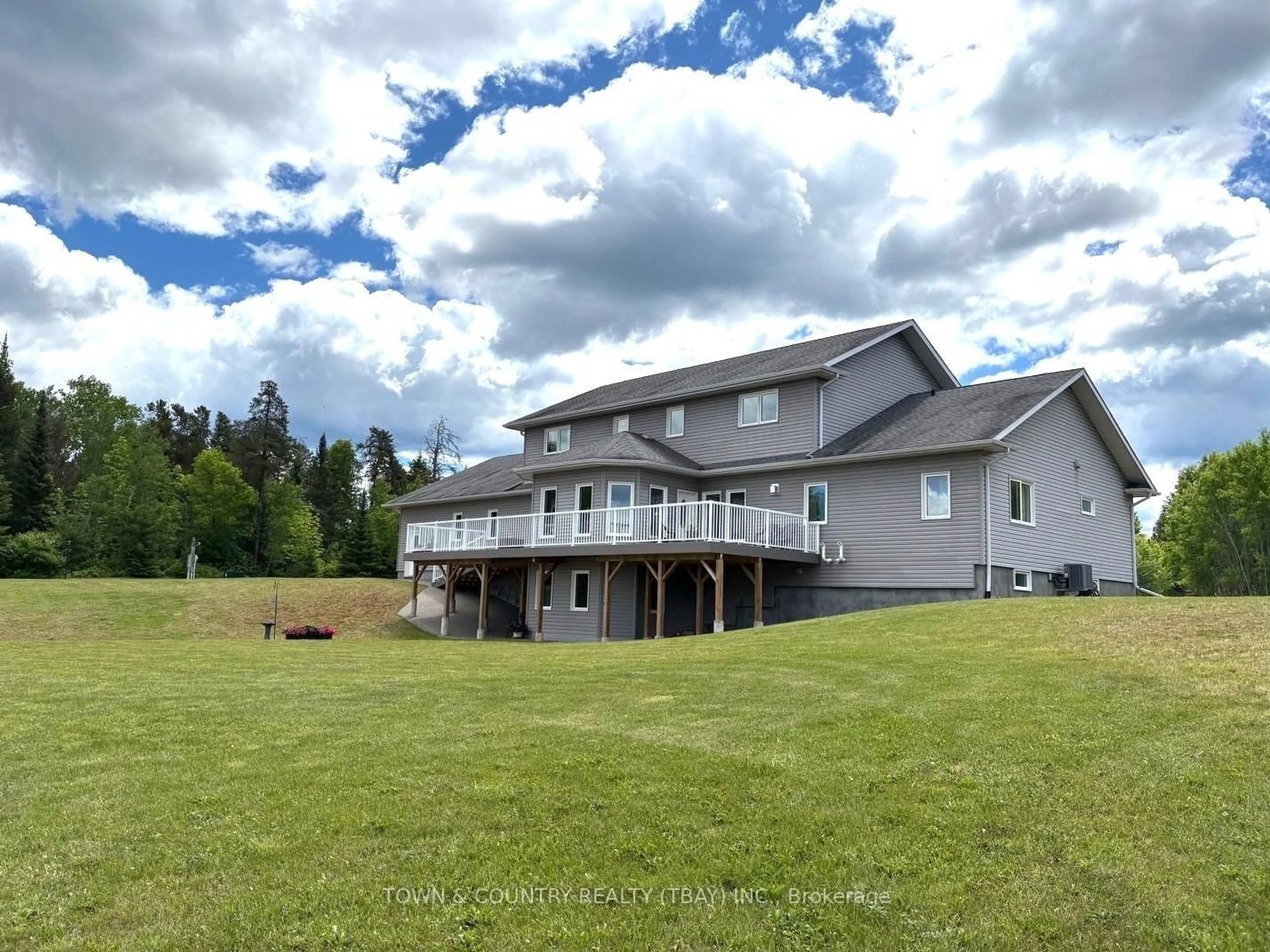 A pic from outside/outdoor area/front of a property/back of a property/a pic from drone, unknown for 503 Highway 130, Oliver Paipoonge Ontario P7J 0H4