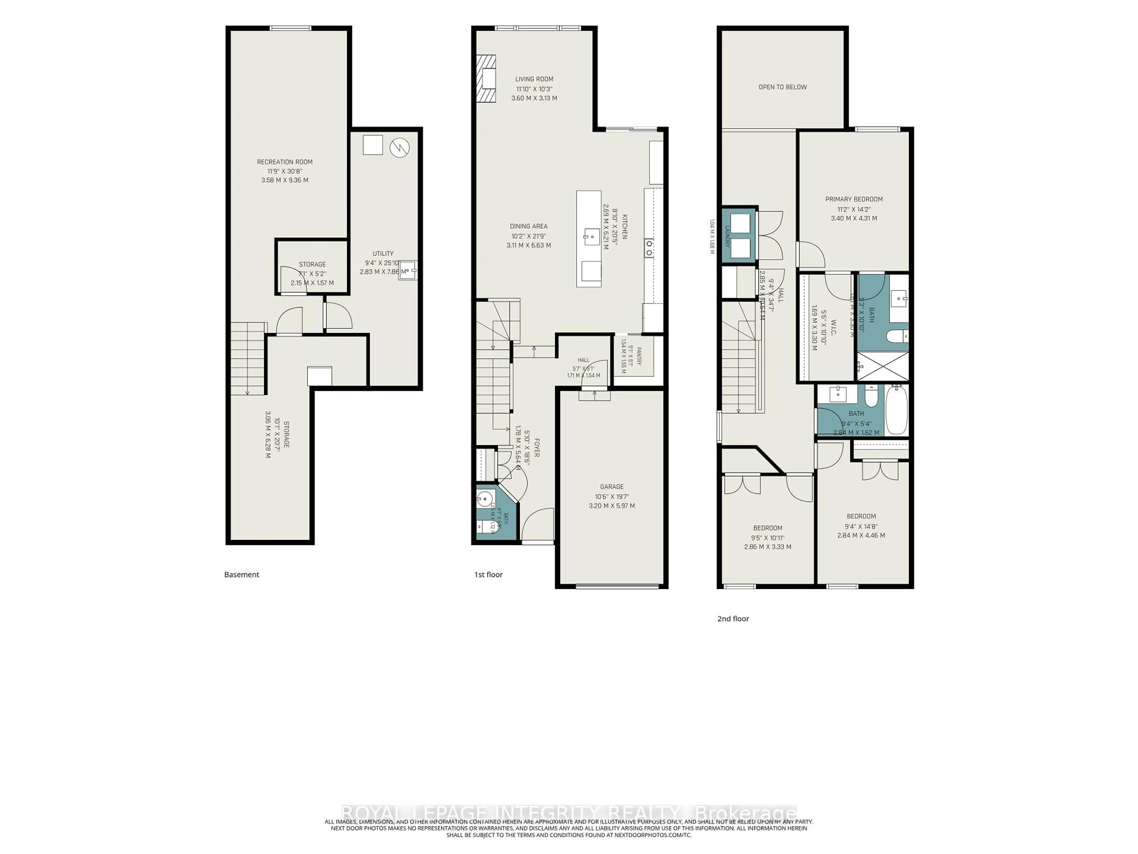 Floor plan for 523 Triangle St, Ottawa Ontario K2V 0M7