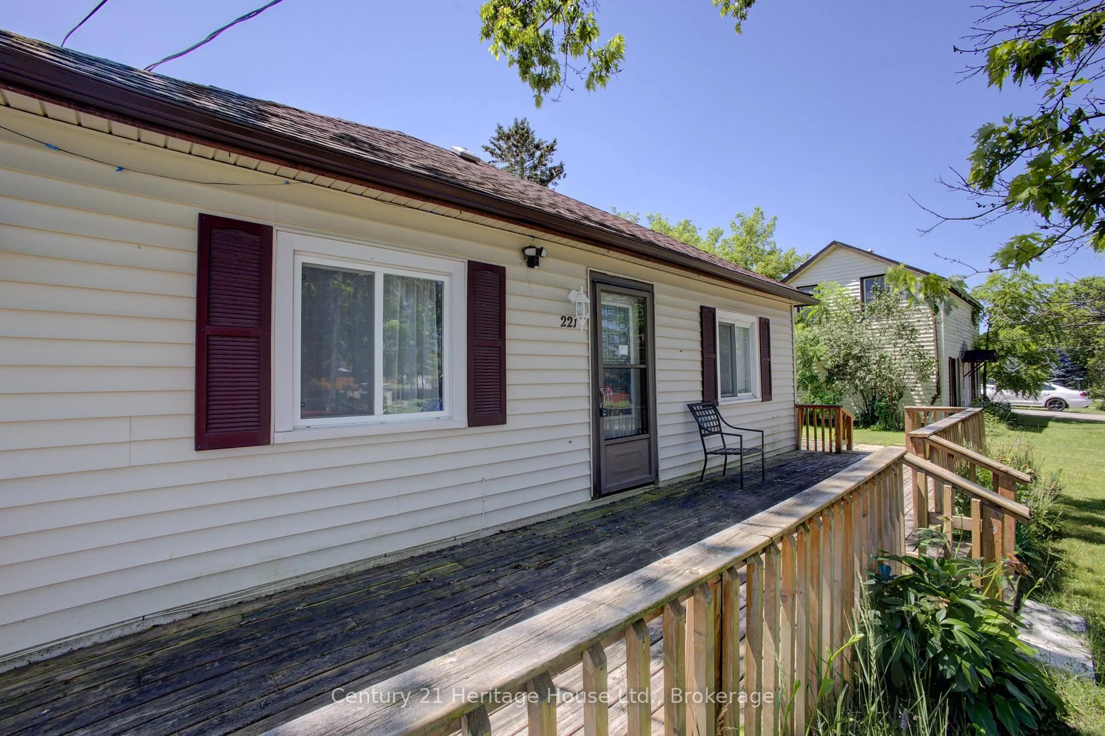 Home with vinyl exterior material, street for 221 Park St, West Grey Ontario N0G 1R0