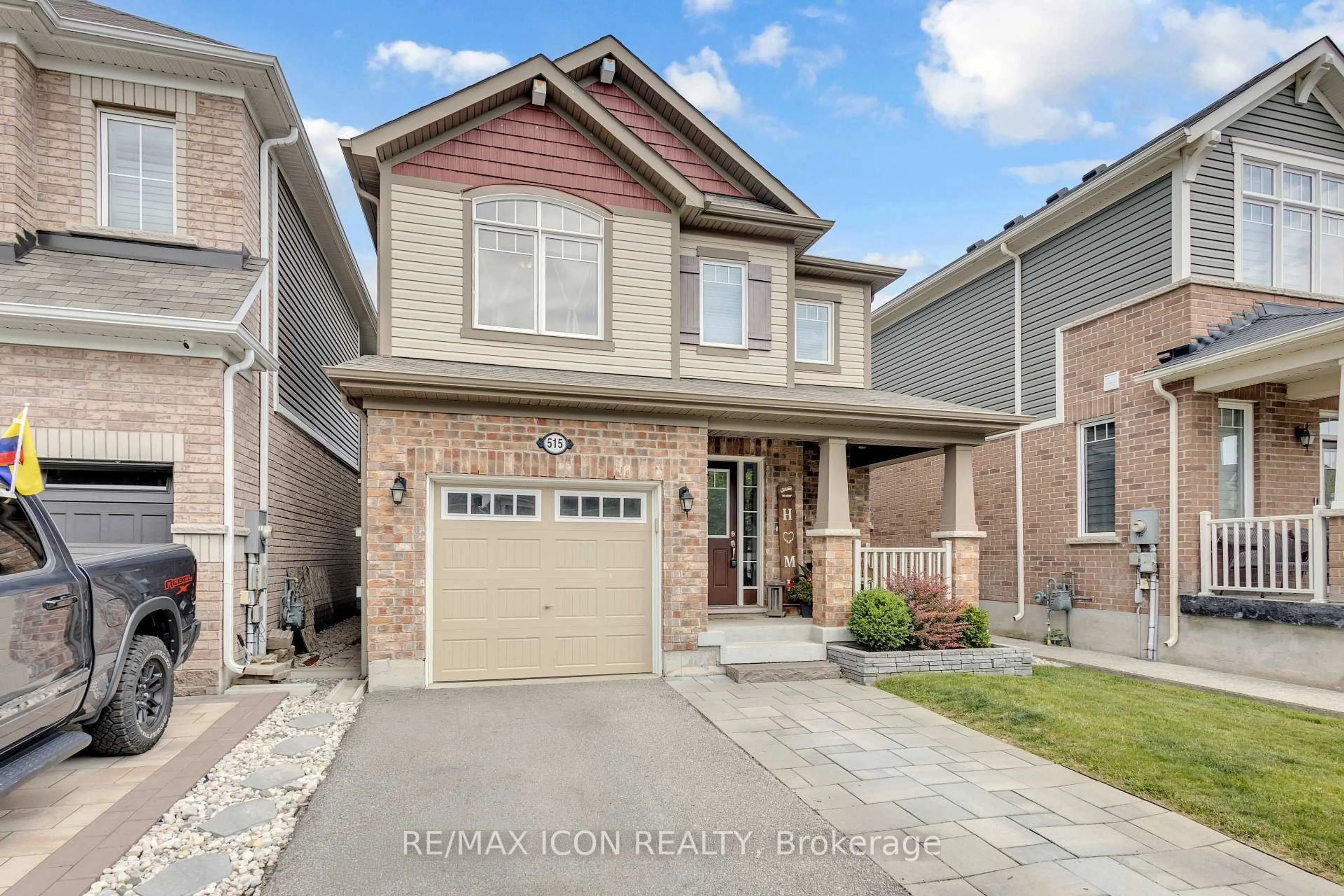 Home with brick exterior material, street for 515 Equestrian Way, Cambridge Ontario N3E 0B5