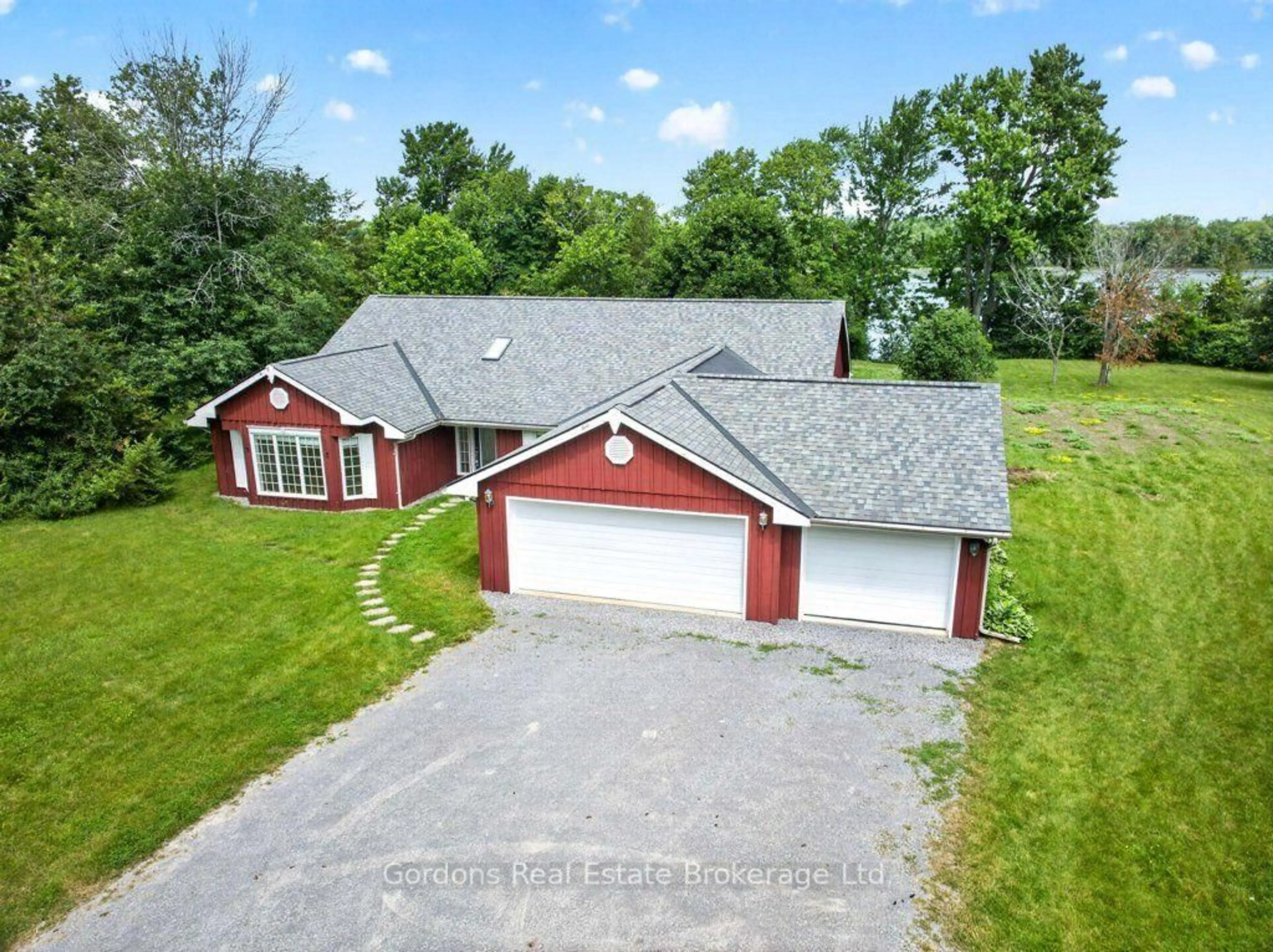 A pic from outside/outdoor area/front of a property/back of a property/a pic from drone, street for 225 Fish Lake Rd, Prince Edward County Ontario K0K 1W0