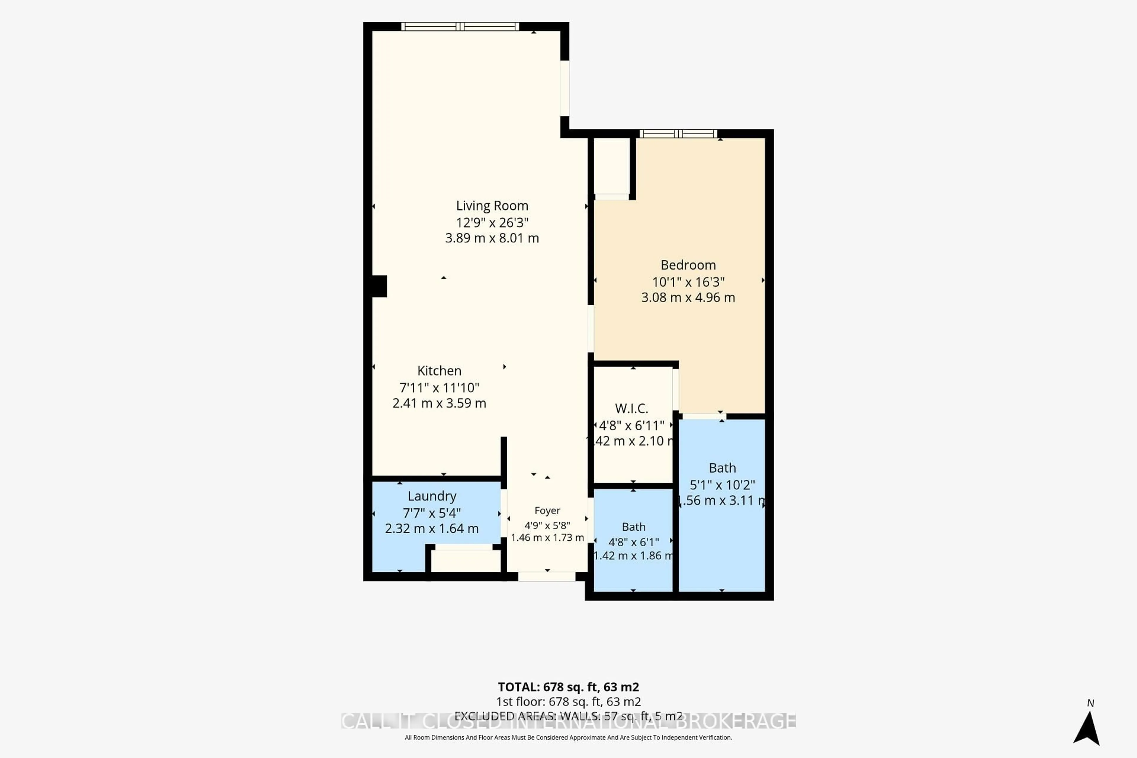 Floor plan for 100 The Prom #211, Central Elgin Ontario N5L 0B7