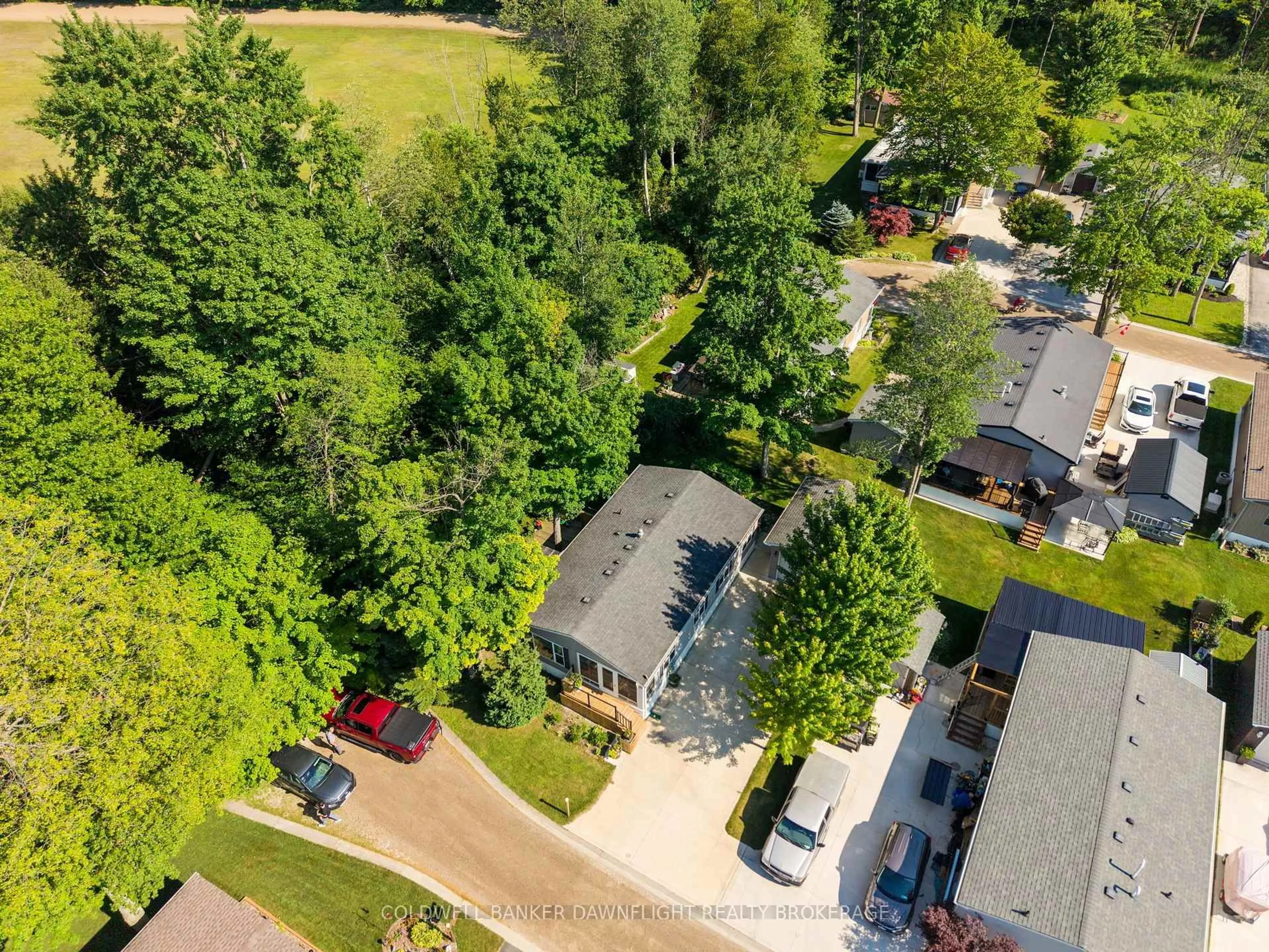 A pic from outside/outdoor area/front of a property/back of a property/a pic from drone, unknown for 36501 Dashwood Rd ##130, South Huron Ontario N0M 1N0