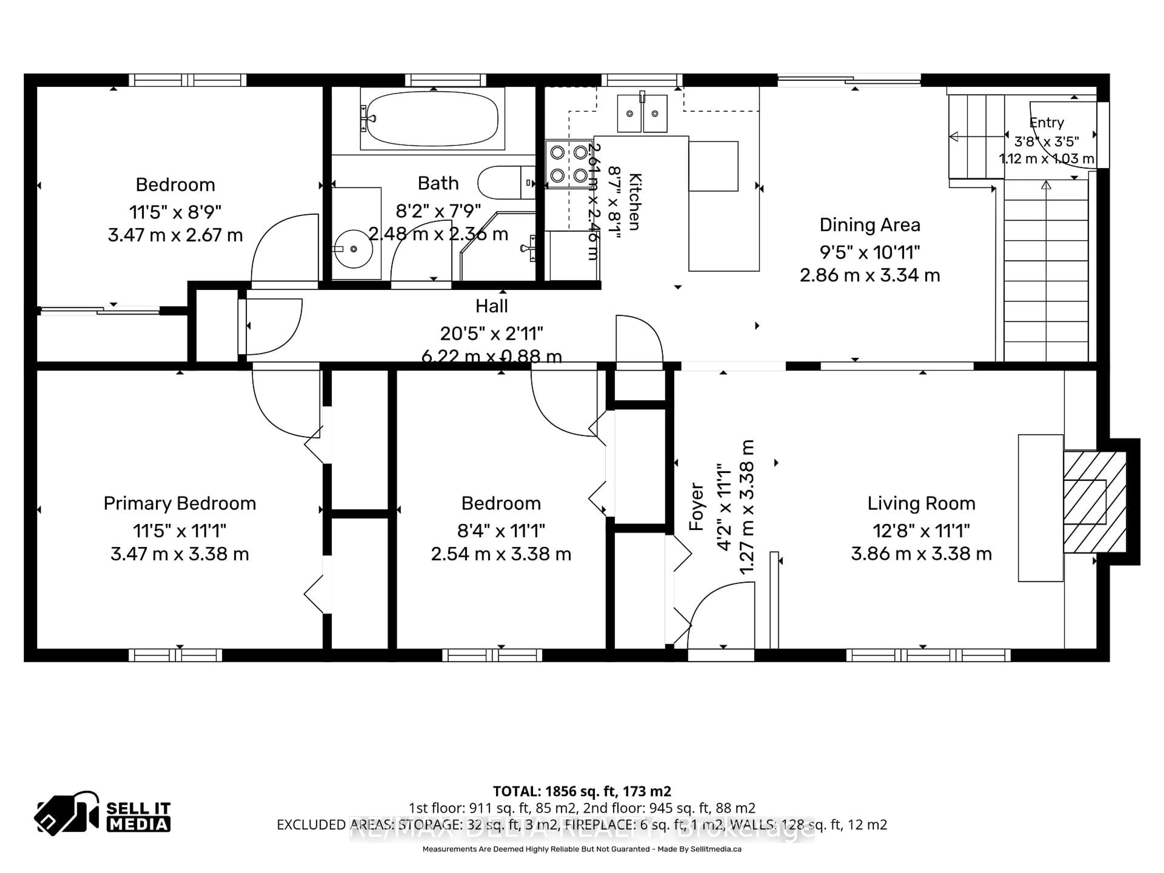 Floor plan for 105 Fournier St, Champlain Ontario K0B 1R0
