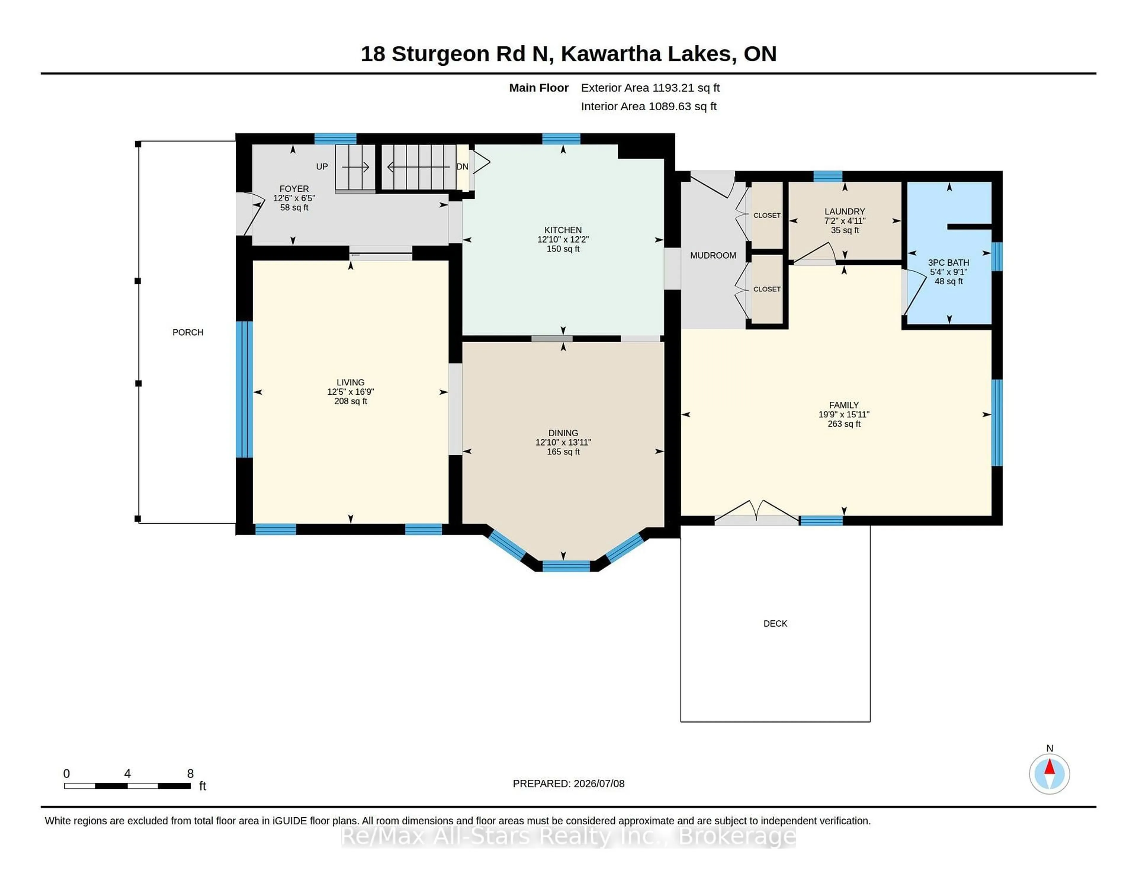 Floor plan for 18 Sturgeon Rd, Kawartha Lakes Ontario K0L 2W0