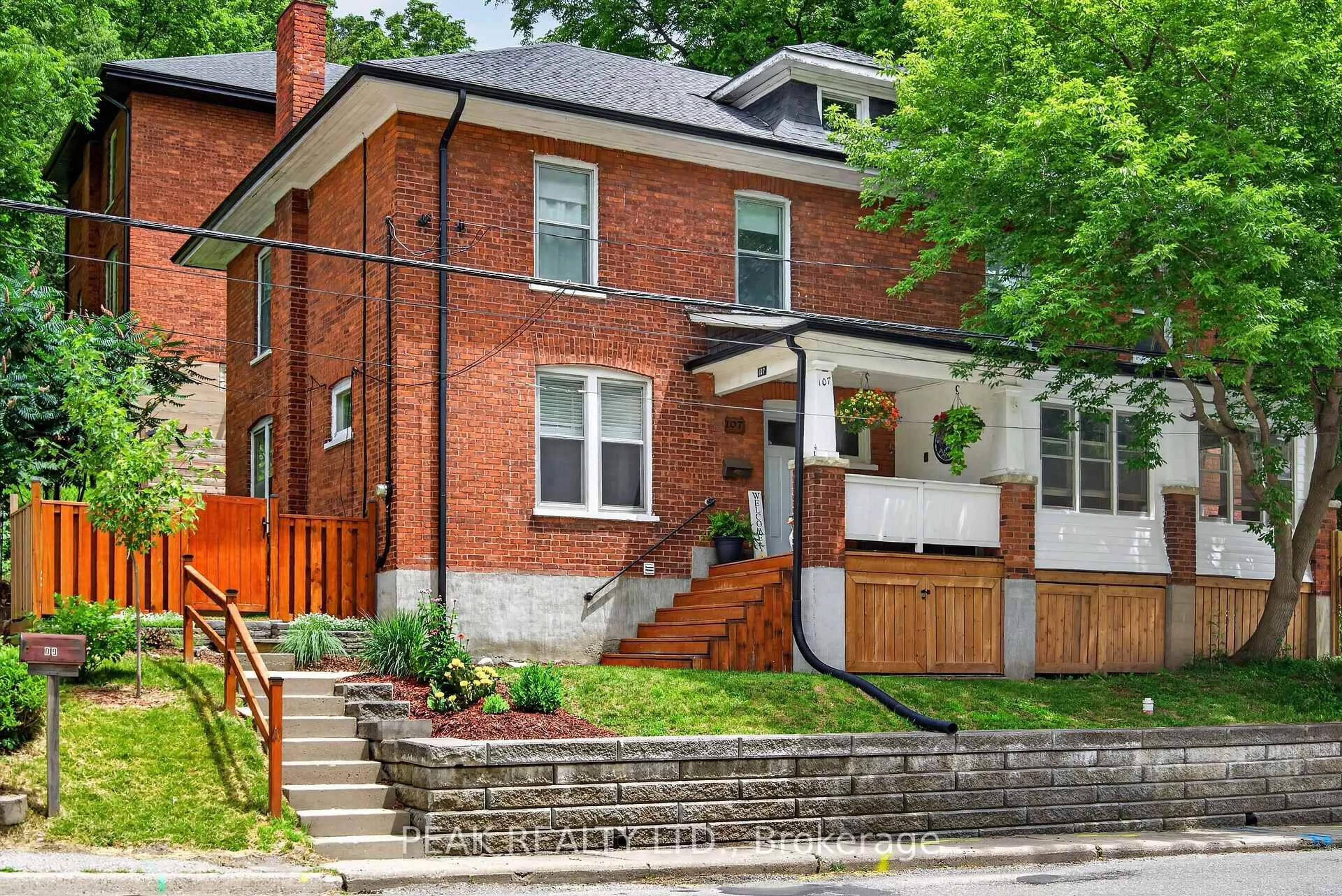 Home with brick exterior material, street for 107 West River St, Brant Ontario N3L 2V4