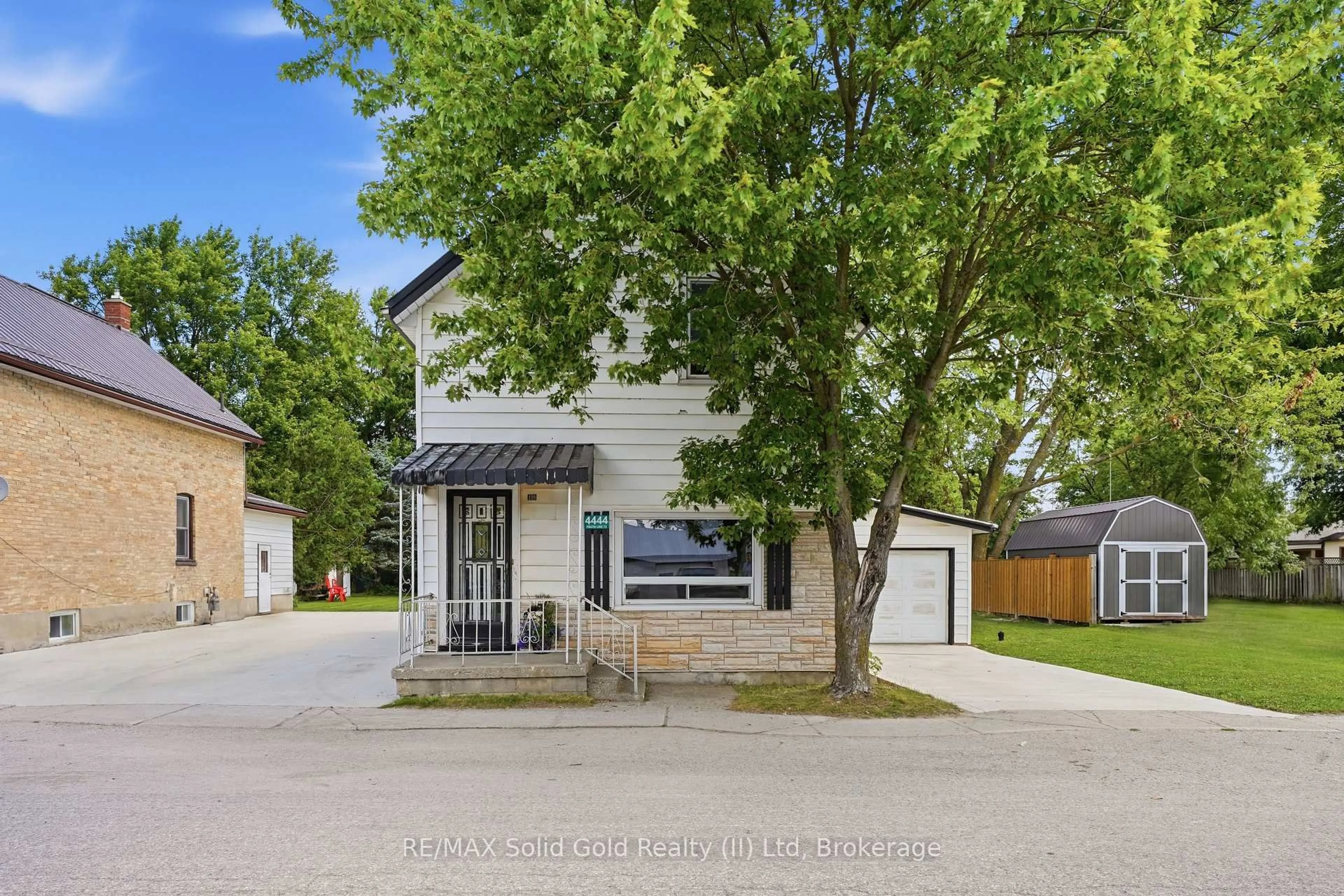 Home with brick exterior material, street for 4444 Perth Line 72, Perth East Ontario N0K 1R0