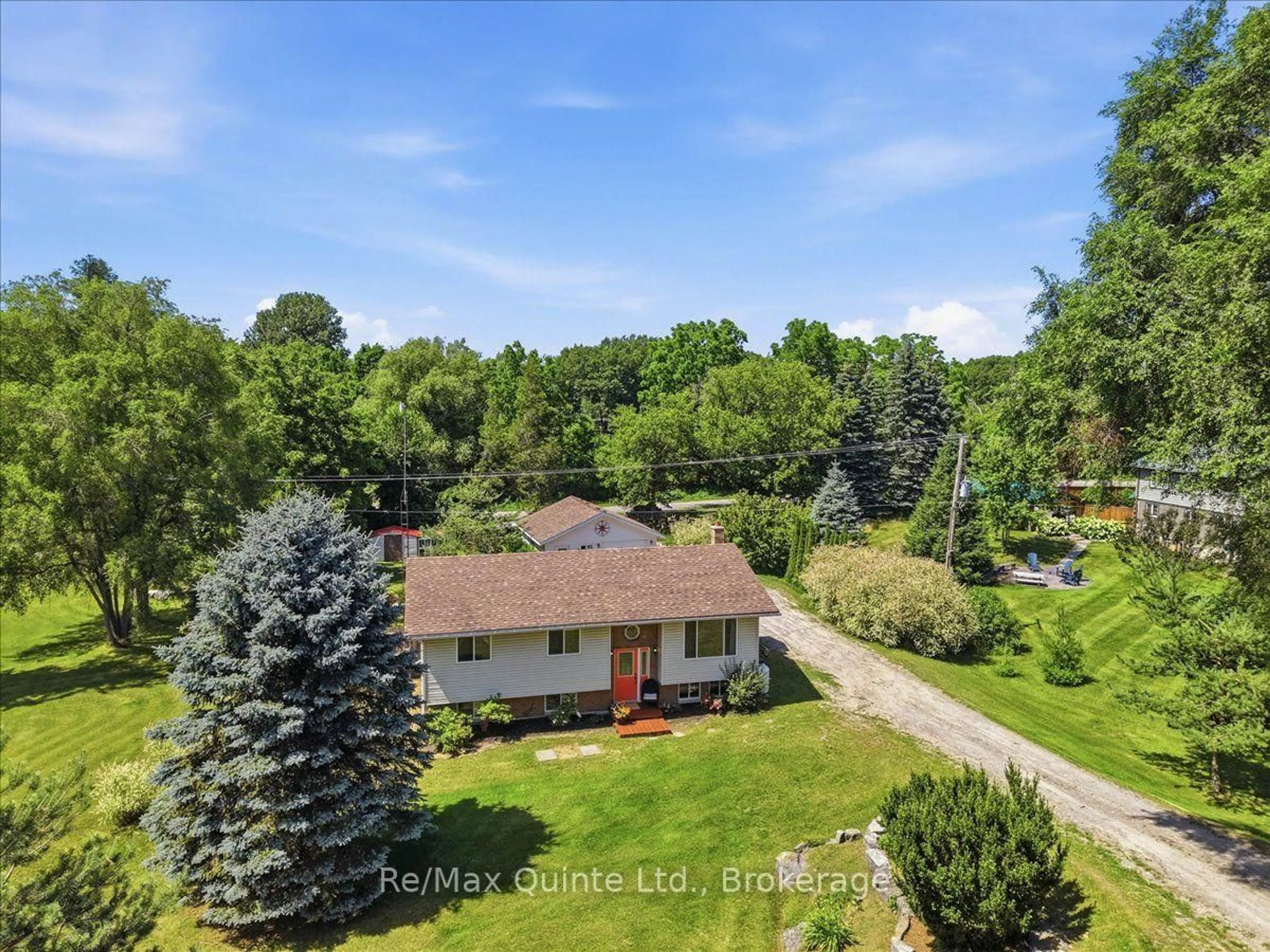A pic from outside/outdoor area/front of a property/back of a property/a pic from drone, unknown for 50 County Road 18, Prince Edward County Ontario K0K 1P0