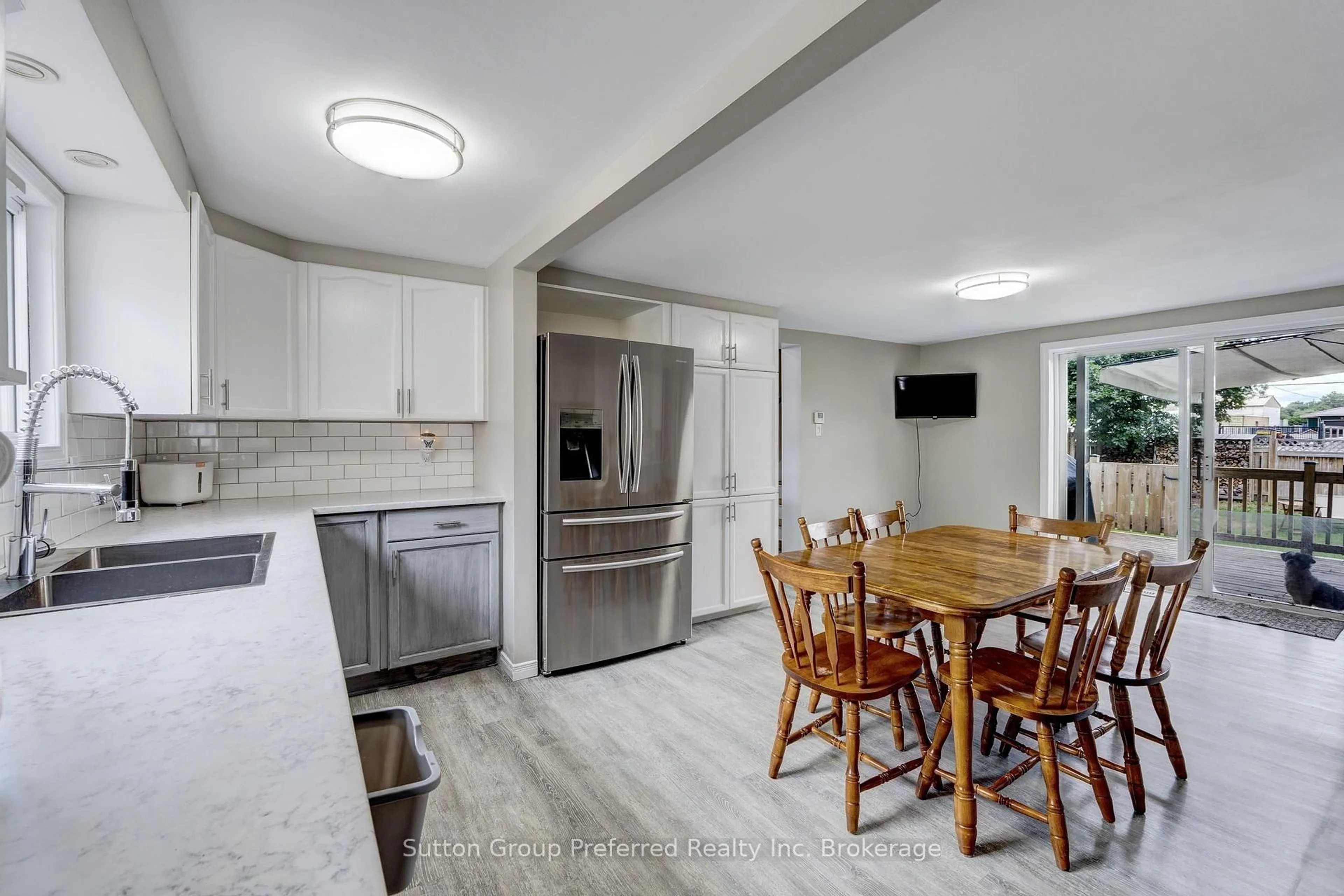 Open concept kitchen, ceramic/tile floor for 685744 Main St, Norwich Ontario N4S 7V9
