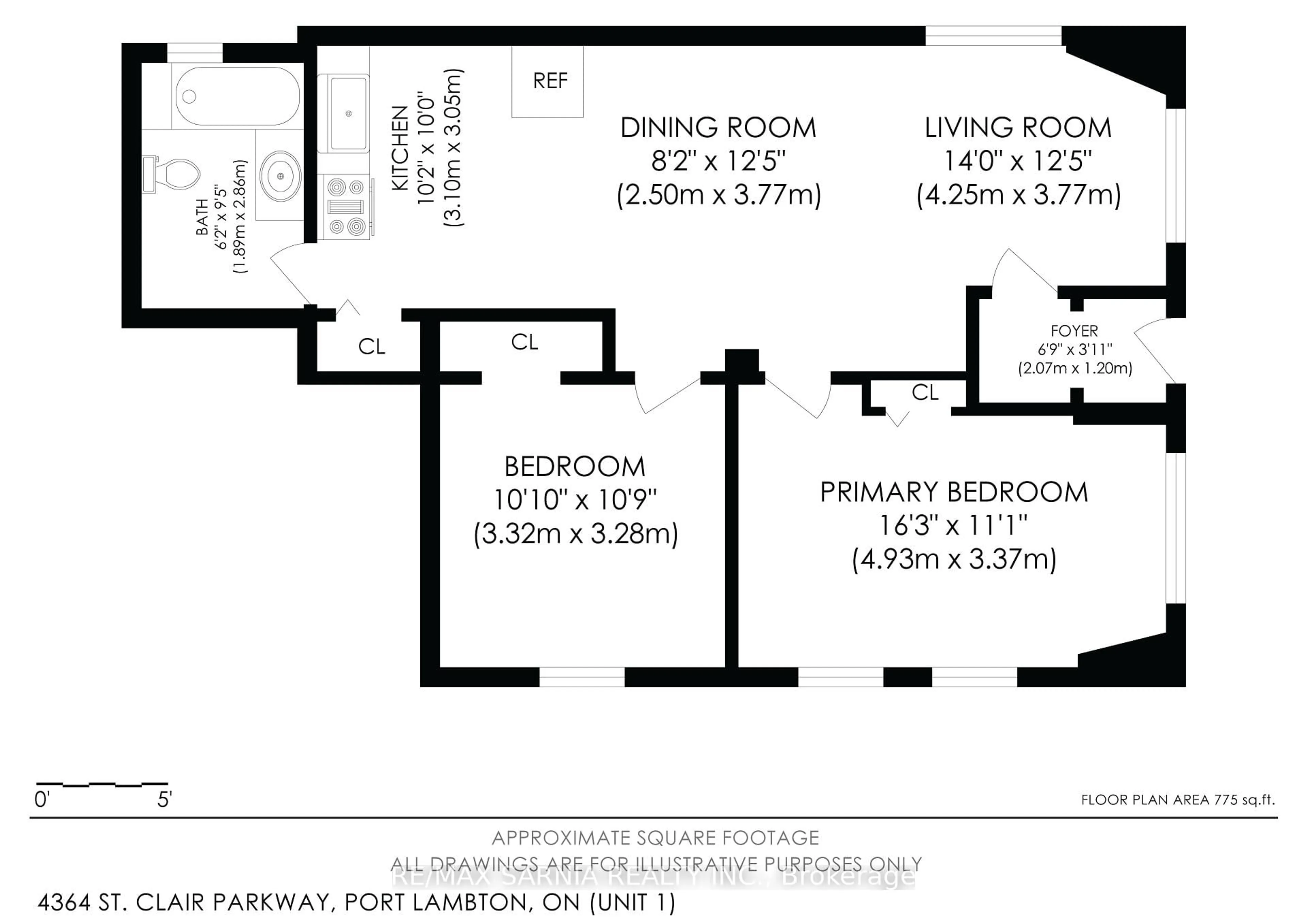 Floor plan for 4364 St. Clair Pkwy, St. Clair Ontario N0P 2B0