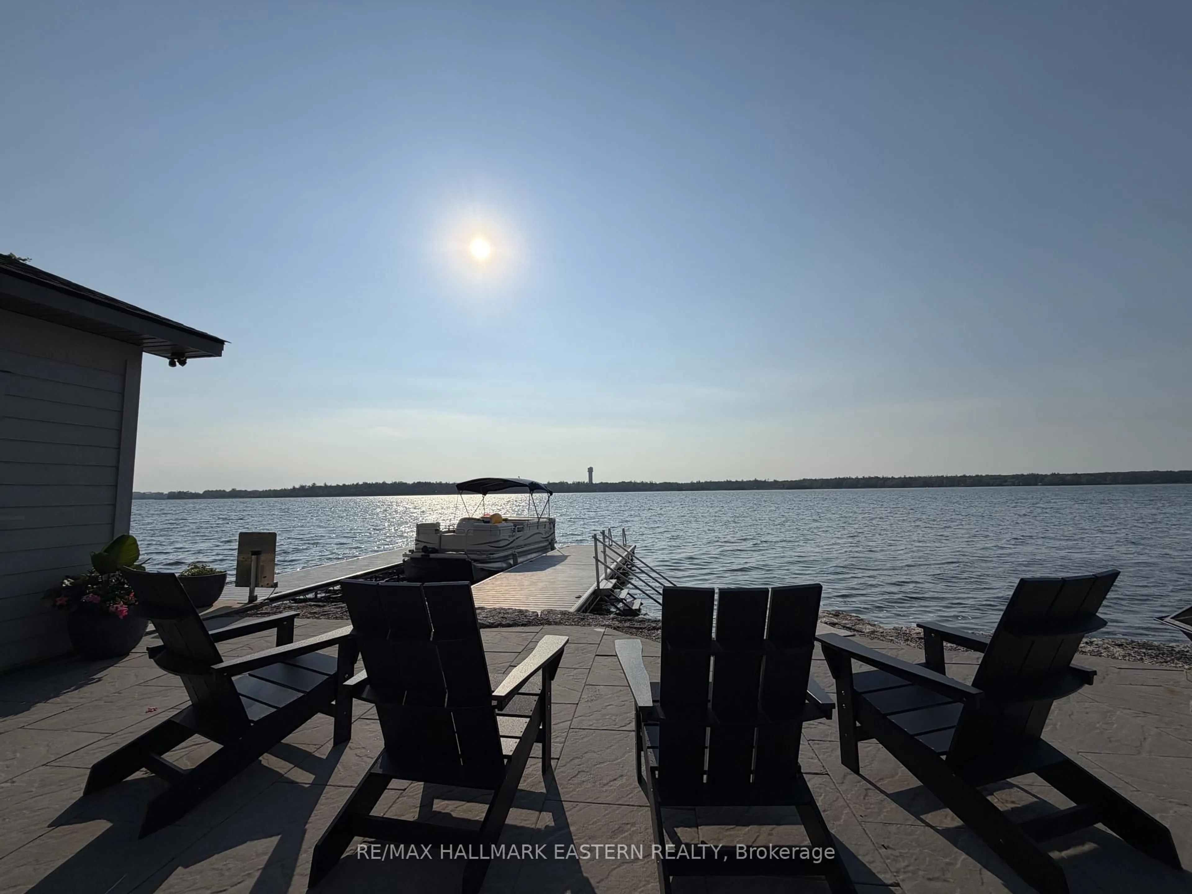 Patio, water/lake/river/ocean view for 2112 Truman Dr, Selwyn Ontario K0L 2H0