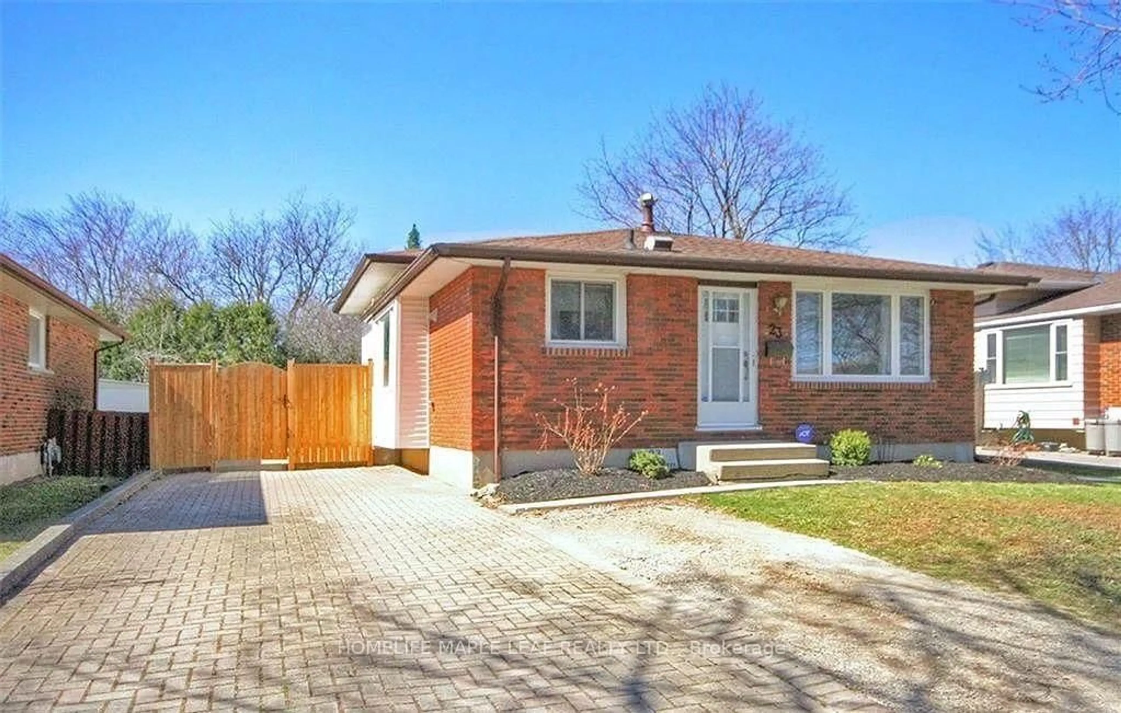 Home with brick exterior material, street for 23 Barrett Cres, London South Ontario N6E 1T4