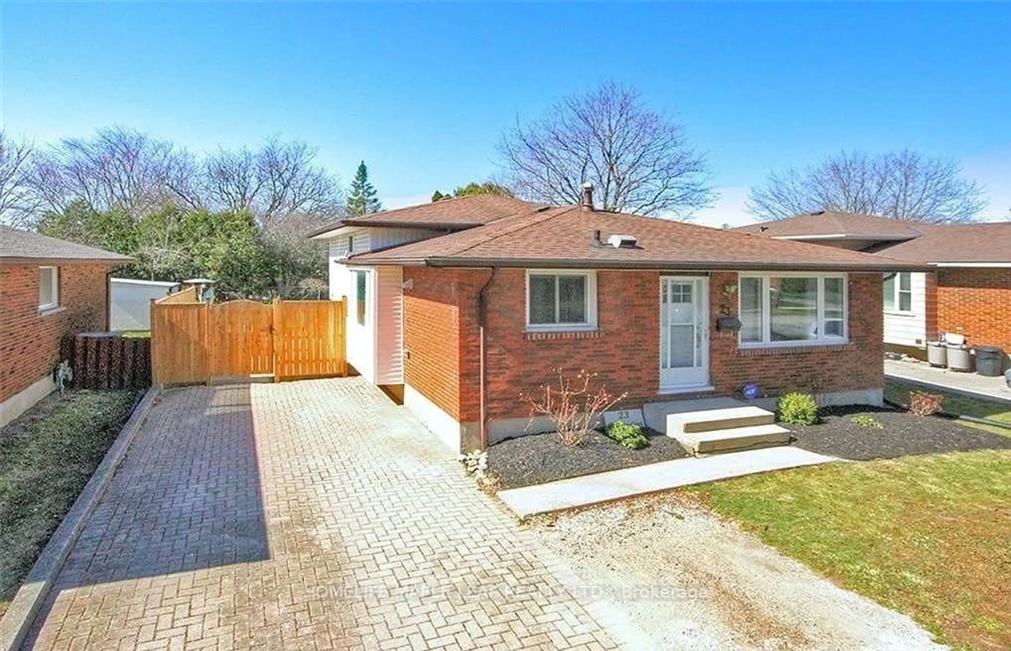 Home with brick exterior material, street for 23 Barrett Cres, London South Ontario N6E 1T4