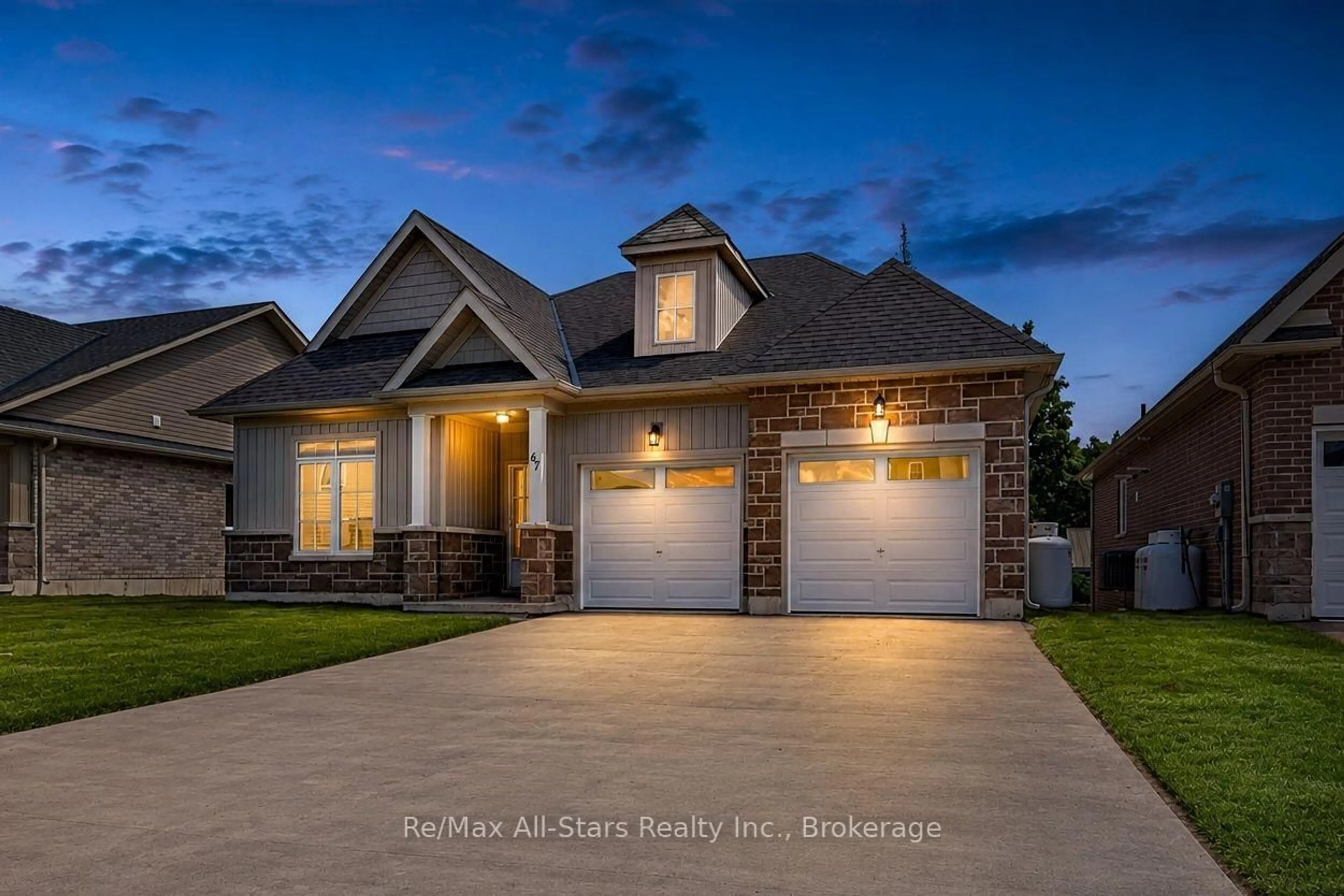 Home with brick exterior material, street for 67 Hillcroft Way, Kawartha Lakes Ontario K0M 1A0