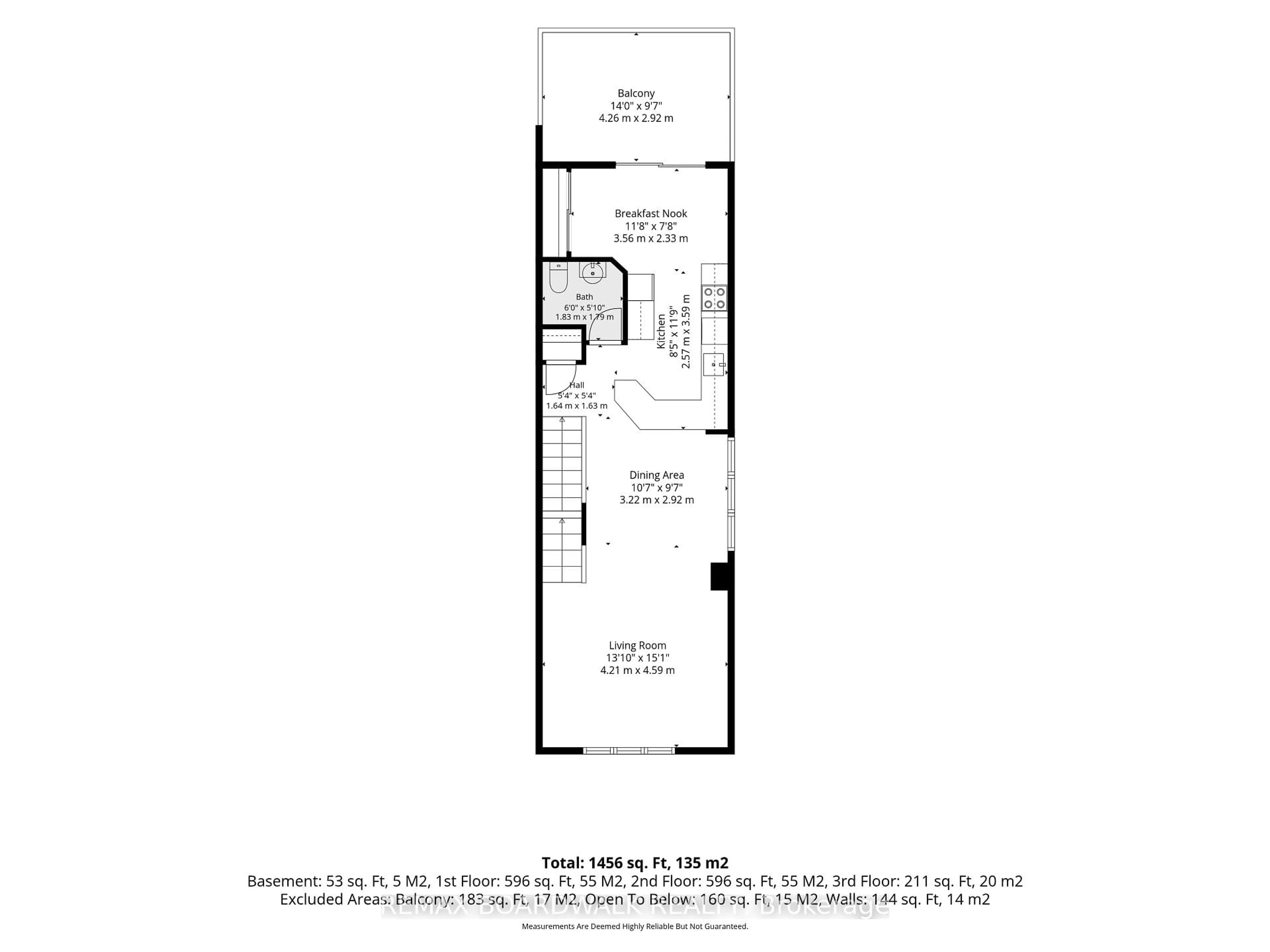 Floor plan for 223 Paseo Private, Ottawa Ontario K2G 4N5