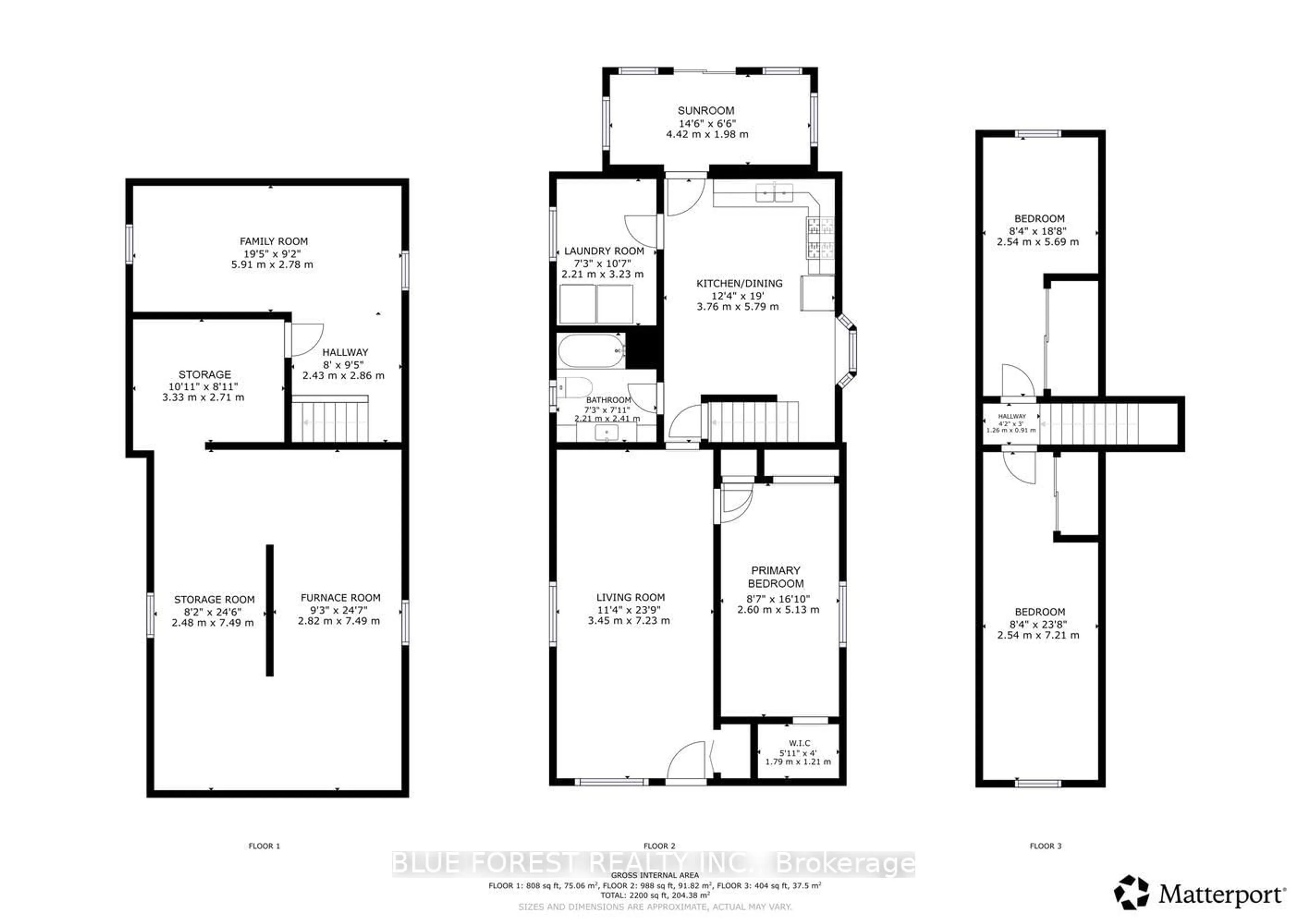 Floor plan for 129 Giles St, London East Ontario N5Z 2V8