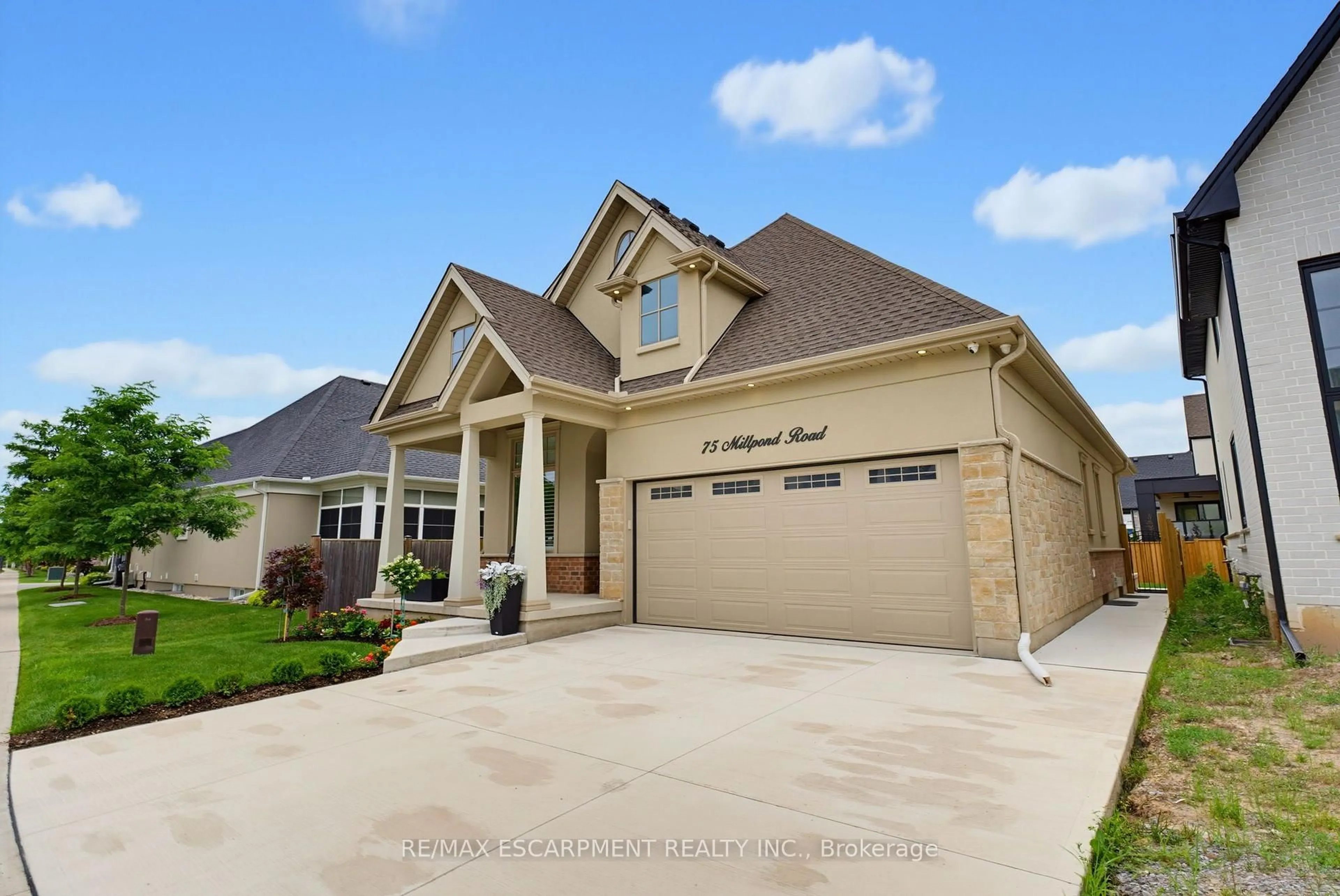 Home with brick exterior material, street for 75 Millpond Rd, Niagara-on-the-Lake Ontario L0S 1J0